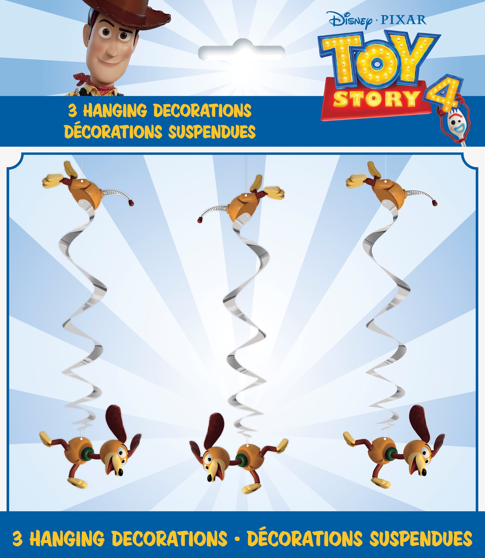Toy Story 4 Hang Swirl 26 Inch 3-Piece Wall Decor Set - Perfect for Kids' Rooms, Playrooms & Disney Themed Parties
