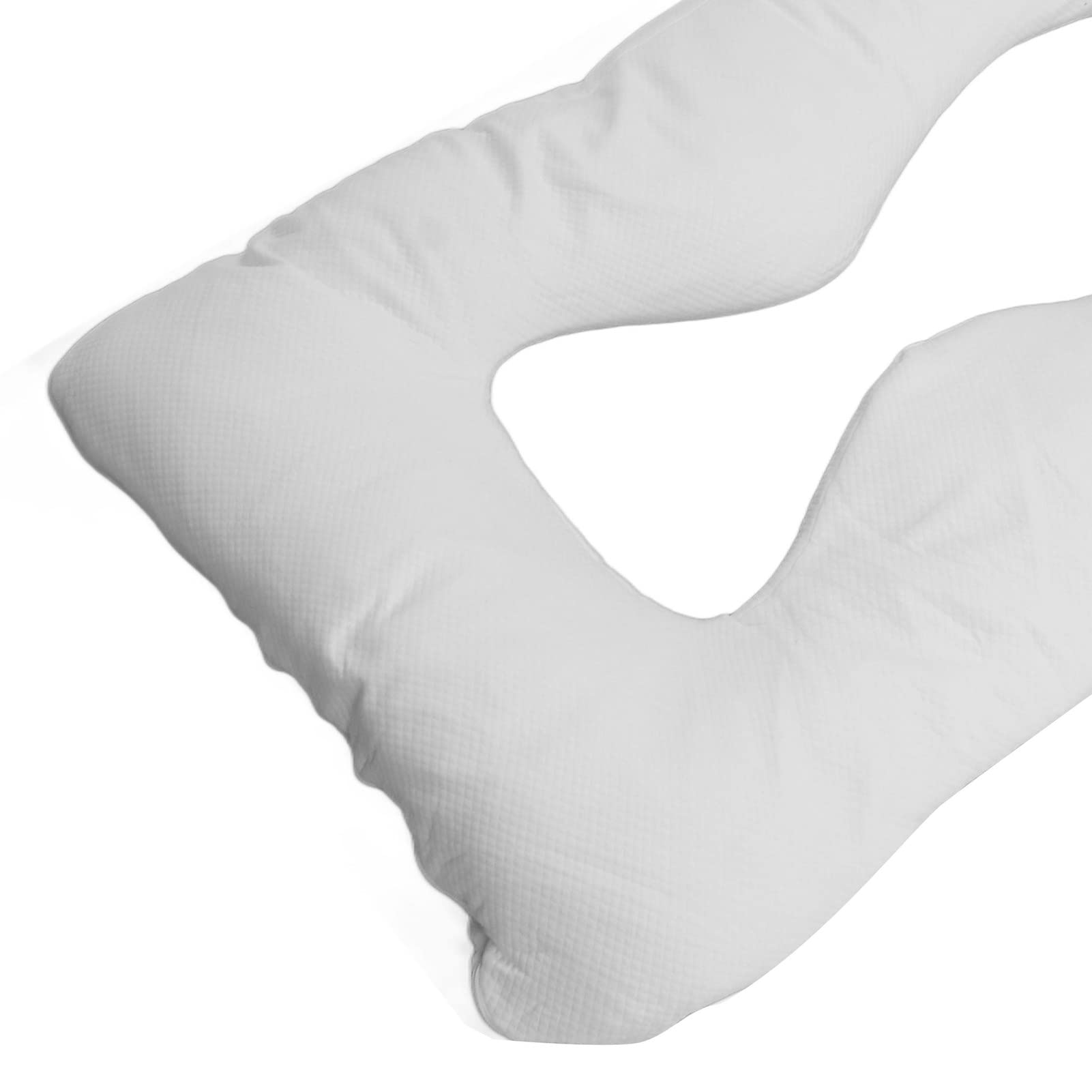 **Topyond U-Shaped Pregnancy Pillow for Maternity Support - 100% Cotton Body Pillow for Pregnant Women, Comfortable Sleeping Aid for Side Sleepers & Back Pain Relief - Perfect for Bed, Couch & Nursery**