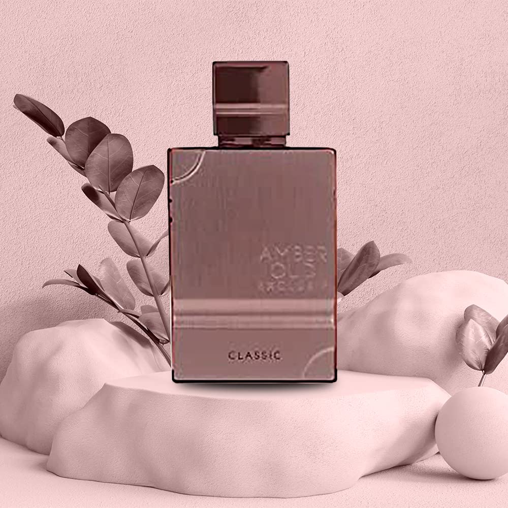 Amber Oud Exclusif Classic Cologne Eau de Parfum Spray - Unisex Fragrance for Men & Women (2 oz) | Long-Lasting Luxury Scent for Date Night, Special Occasions & Everyday Wear