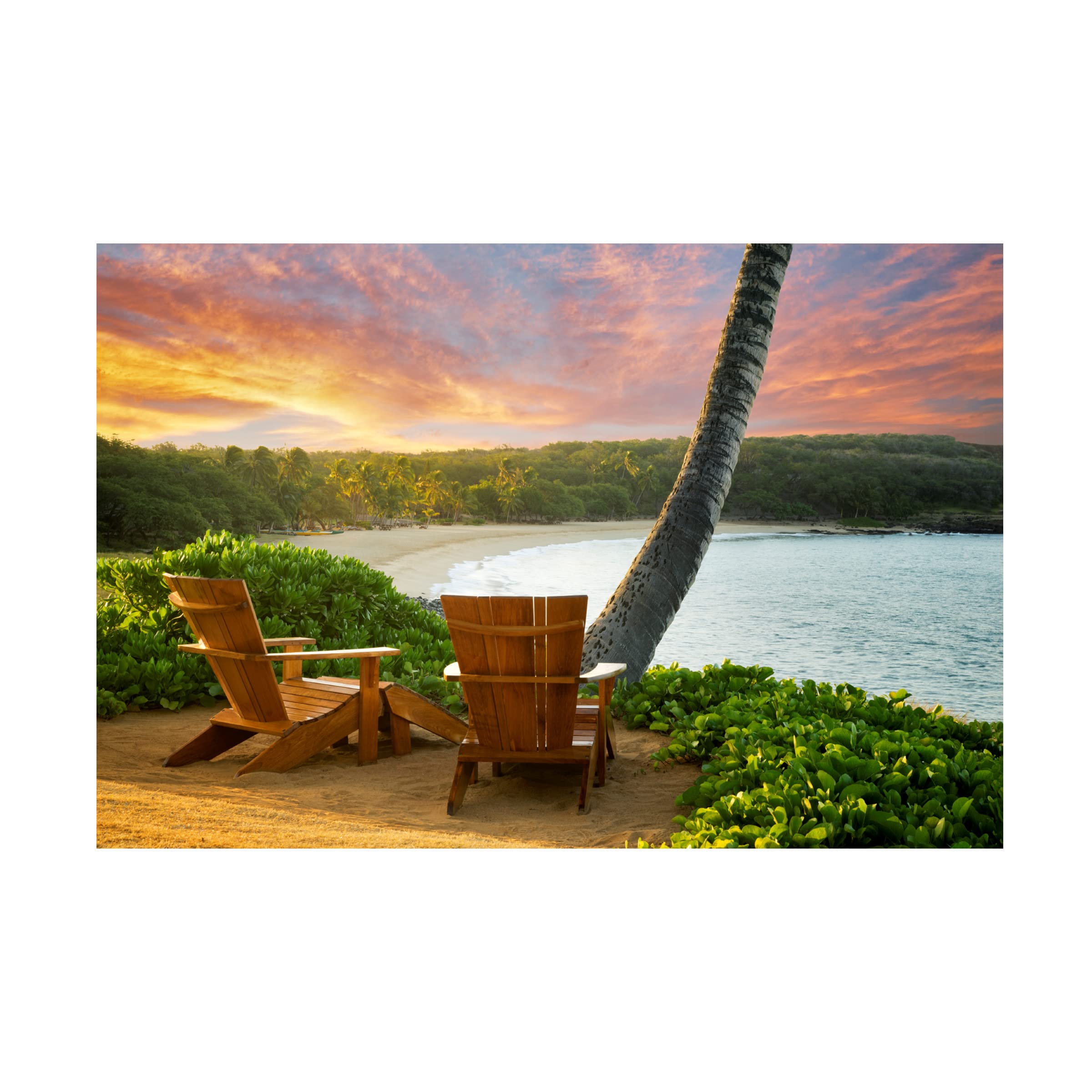 Dennis Frates 'Beach Chair 8' Canvas Wall Art Print - Coastal Decor for Living Room, Bedroom & Beach House - Perfect for Home, Office & Vacation Rental Decor