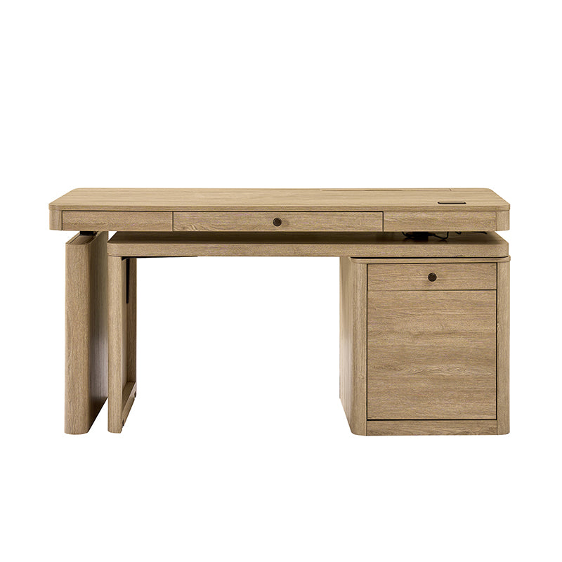 Veritas 360° Rotating Electric Height Adjustable Standing Desk with Flip Top Lid - Perfect for Home Office, Gaming & Workspace Ergonomics