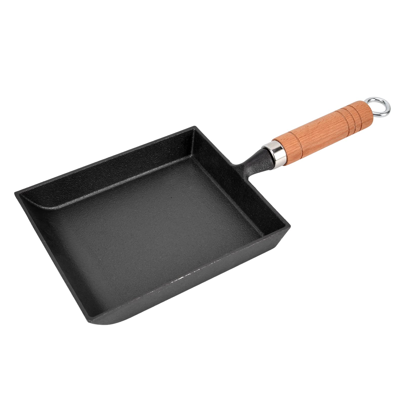 Tamagoyaki Pan - Japanese Cast Iron Omelette Pan for Perfect Rectangular Egg Rolls | Ideal for Breakfast, Bento Boxes & Home Cooking
