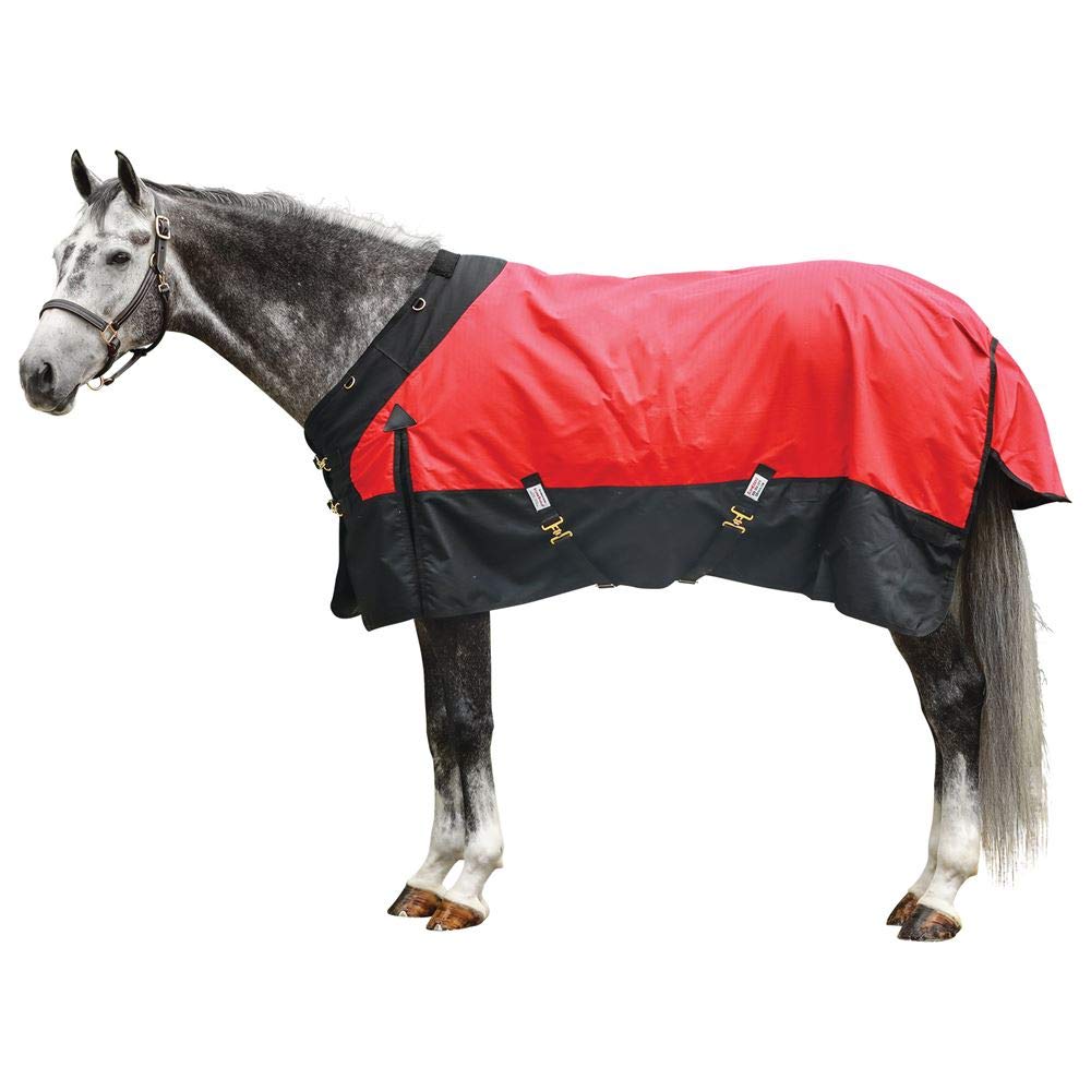 Classic II Surcingle Horse Turnout Blanket - Waterproof Winter Horse Blanket with Contour Collar | 1200D Ripstop Durable Fabric for Cold Weather | Ideal for Pasture, Riding & Stable Use
