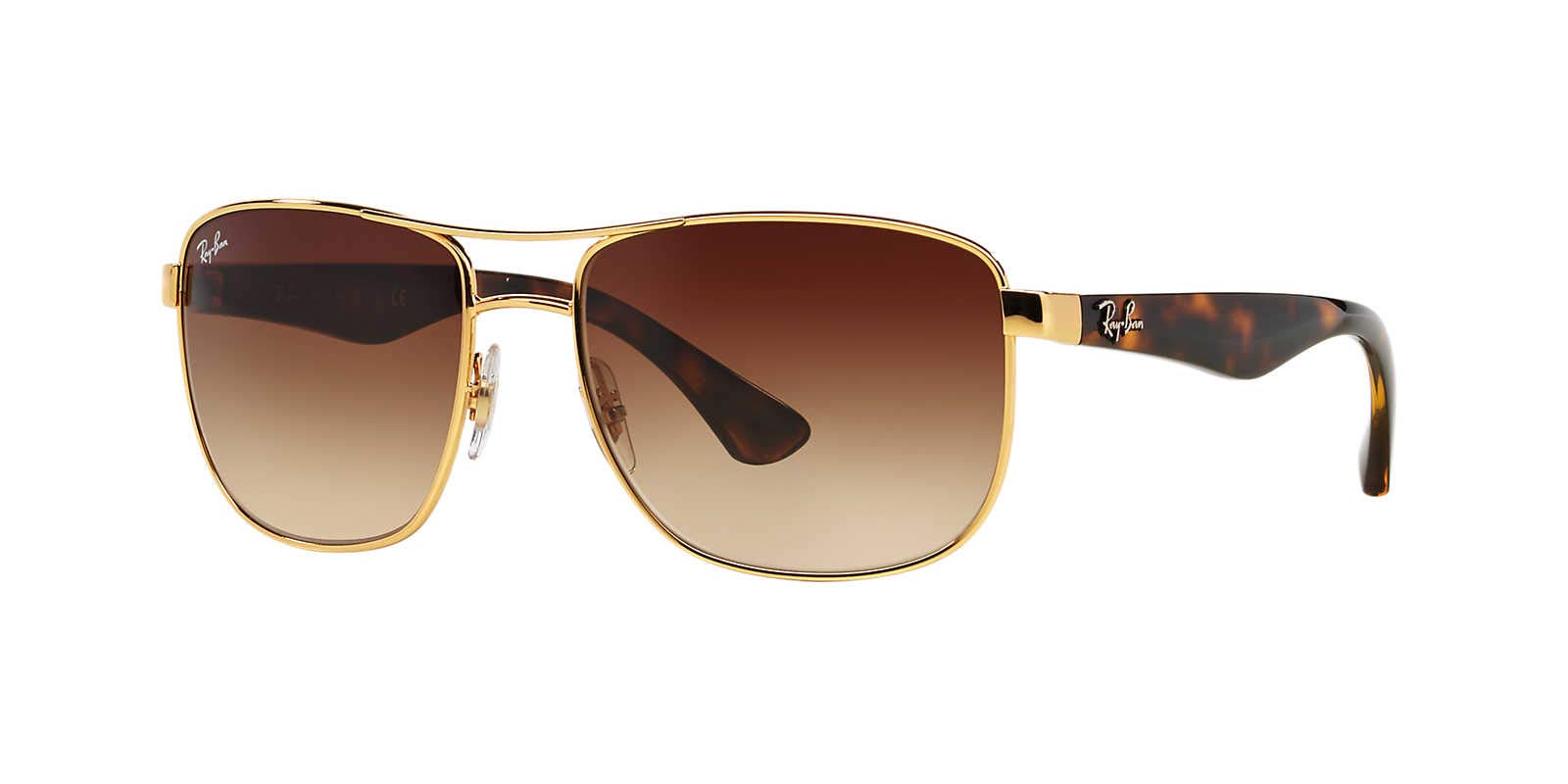 Ray-Ban RB3533 Square Sunglasses for Men & Women - Classic Aviator Style, UV Protection, Polarized Lenses - Perfect for Driving, Beach, and Outdoor Activities