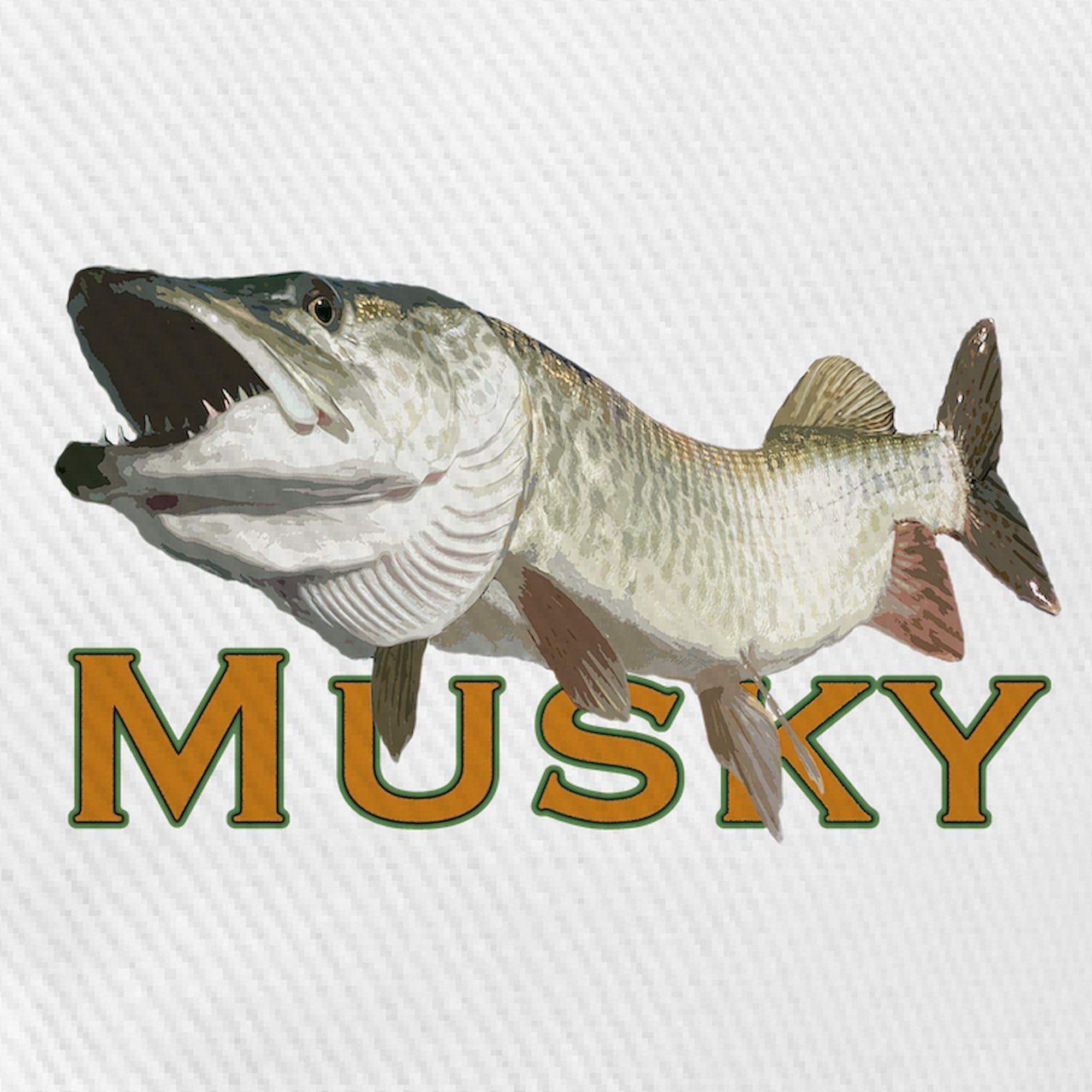 Monster Musky Adjustable Baseball Cap for Fishing & Outdoor