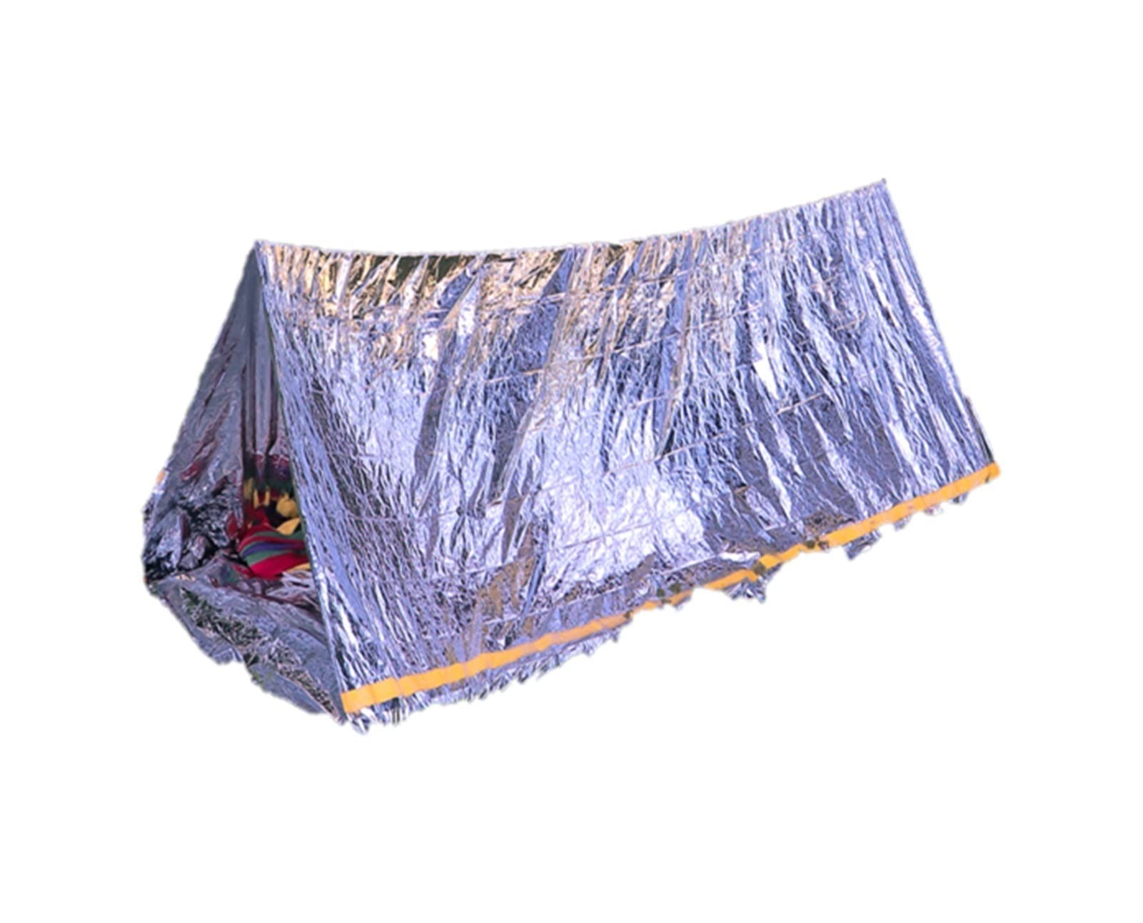 OZLIKA Portable Emergency Tent - Lightweight Waterproof Survival Shelter for Camping, Hiking, Disaster Relief - Compact Single Layer Triangle Tent with Warm Sleeping Bag    Perfect for outdoor adventures, emergency preparedness, disaster relief, and temporary shelter during camping trips or unexpected weather conditions.