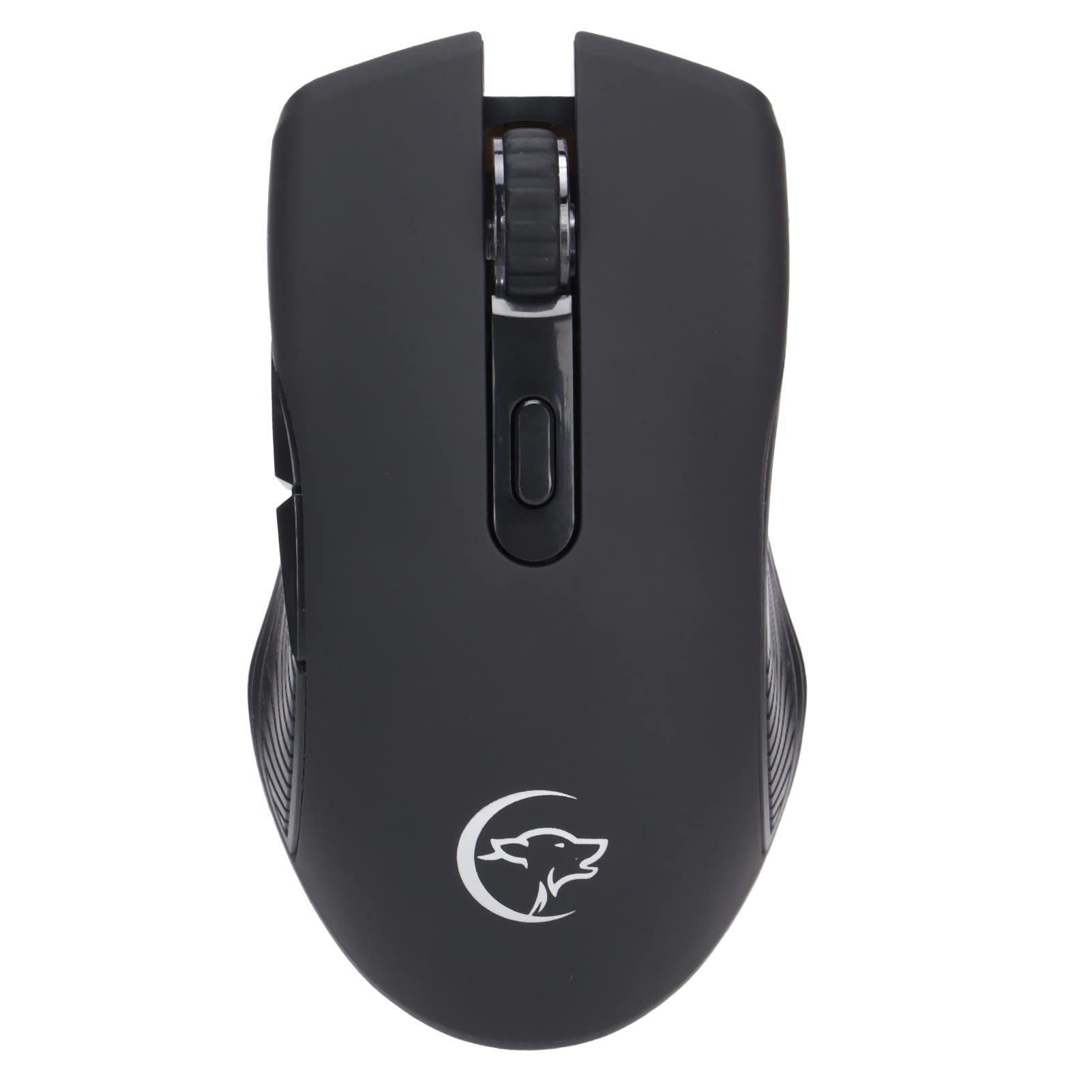 2.4G Wireless Gaming Mouse with 6 Buttons & Rechargeable Battery - Ergonomic Design, Adjustable 800/1200/1600/2400 DPI for PC, Laptop, Mac - Perfect for Gaming, Office Work, and Home Entertainment