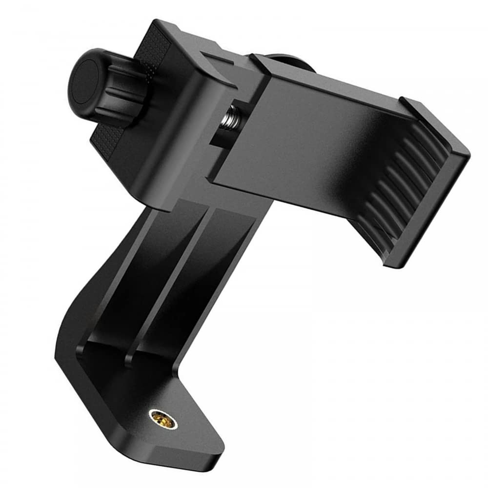 **Universal Phone Tripod Mount Adapter - 360° Rotatable Horizontal & Vertical Phone Holder with 1/4