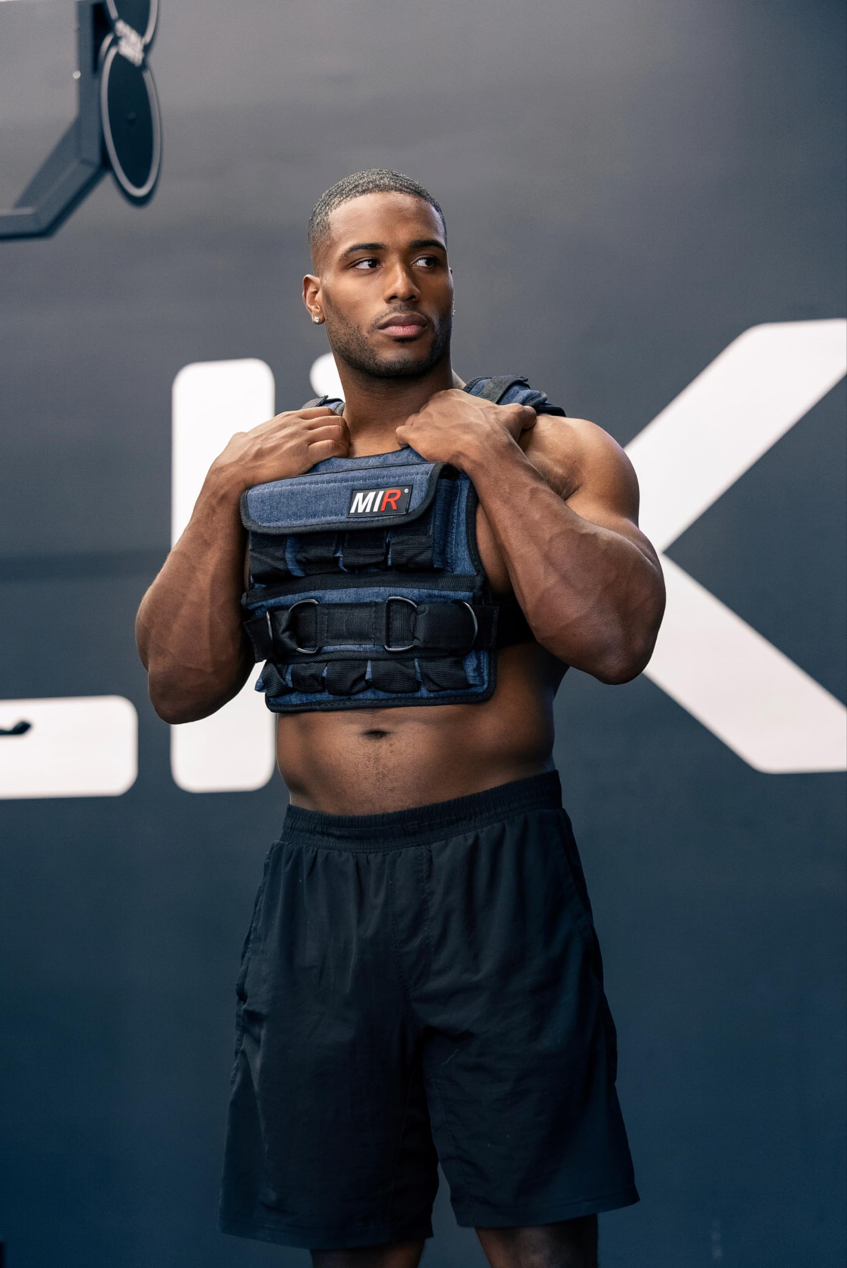 miR Air Flow Weighted Vest with Zipper Option 20lbs - 60lbs - Adjustable Solid Iron Weights - Machine Washable Workout Vest for Men & Women - Perfect for Strength Training, Running, and CrossFit