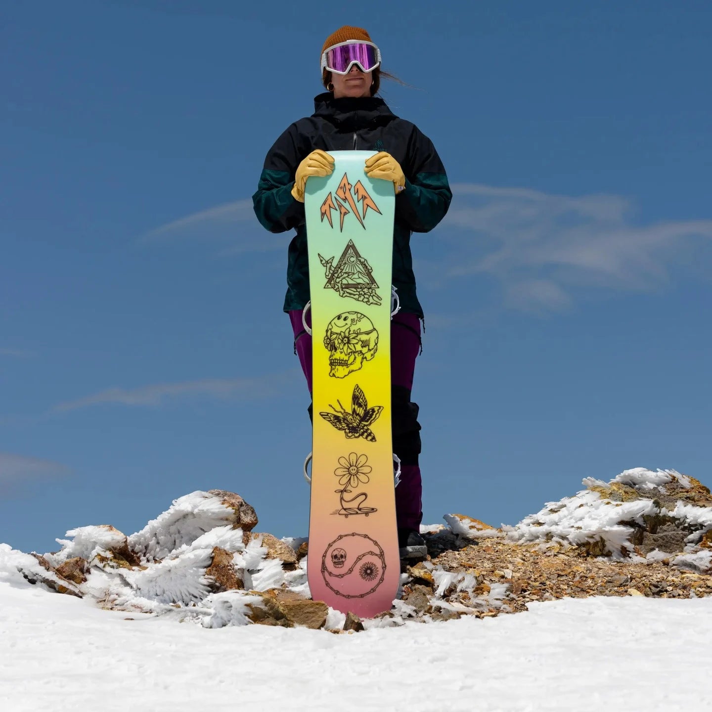 Jones Women's Tweaker Snowboard 2025 - All-Mountain Freestyle Snowboard for Women | Perfect for Park, Powder & Groomed Runs