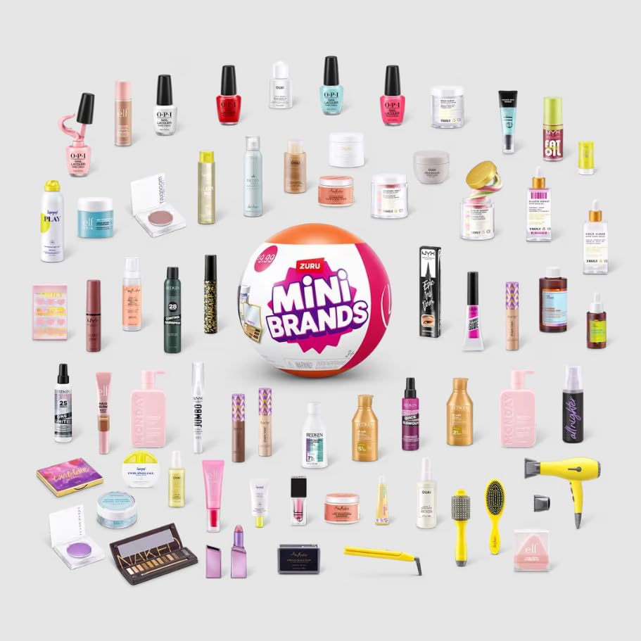 Mini Brands Ulta Beauty Series 1 - 5 Miniature Beauty Product Replicas in Mystery Capsule | Collectible Toys for Kids & Adults | Perfect for Play, Display & Gifting