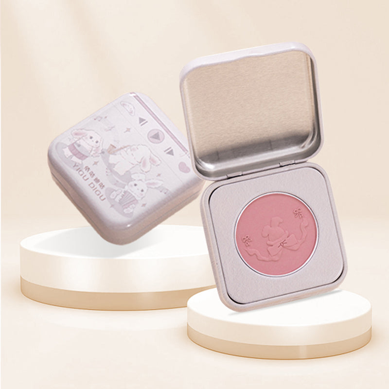 YIGUDIGU Symphony Orchestra Blush - Petite Iron Box Edition | Compact Travel-Friendly Makeup | Perfect for On-the-Go Touch Ups & Professional Makeup Kits