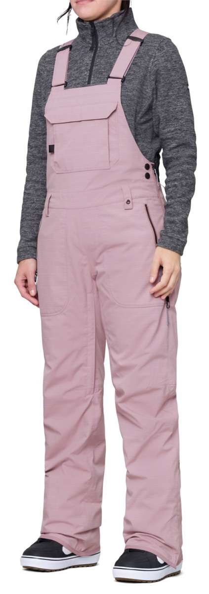 686 Women's Black Magic Insulated Bib Snow Pants - Waterproof Winter Ski Bib Overalls for Women (2024) - Perfect for Skiing, Snowboarding & Cold Weather Outdoor Activities