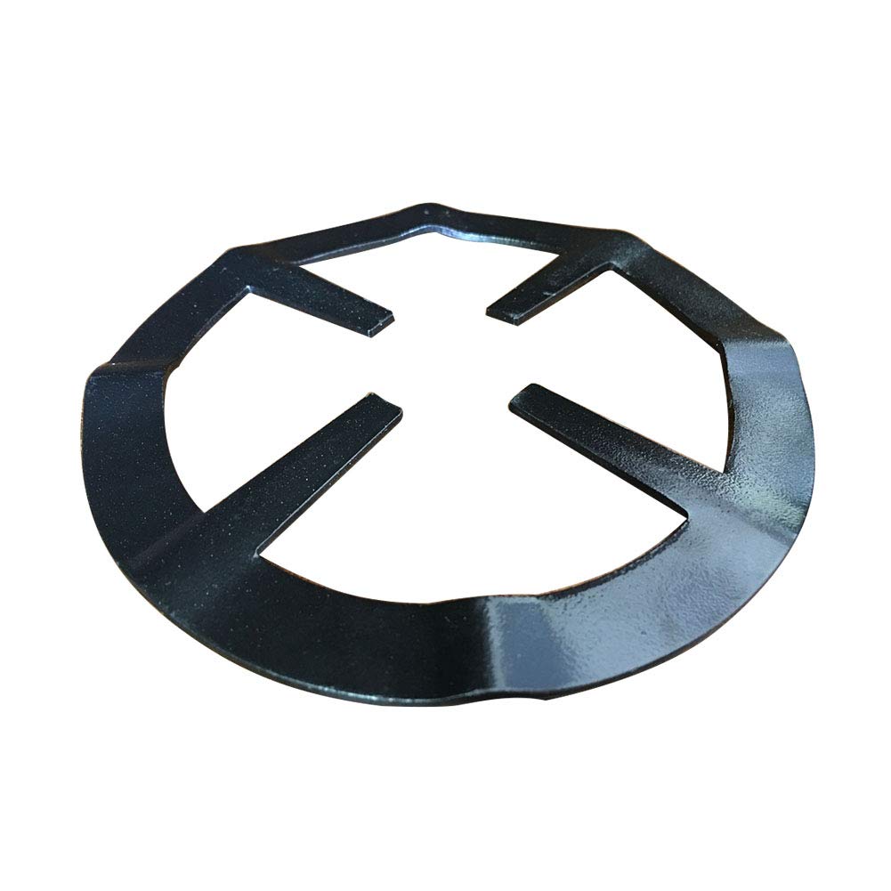 5 Inch Aluminum Gas Stove Reducer Ring - Compatible with Moka Pot, Coffee Maker & Cookware - Durable Stovetop Support Shelf for Simmering & Brewing - Perfect for Gas Hob, Camping & Kitchen Use
