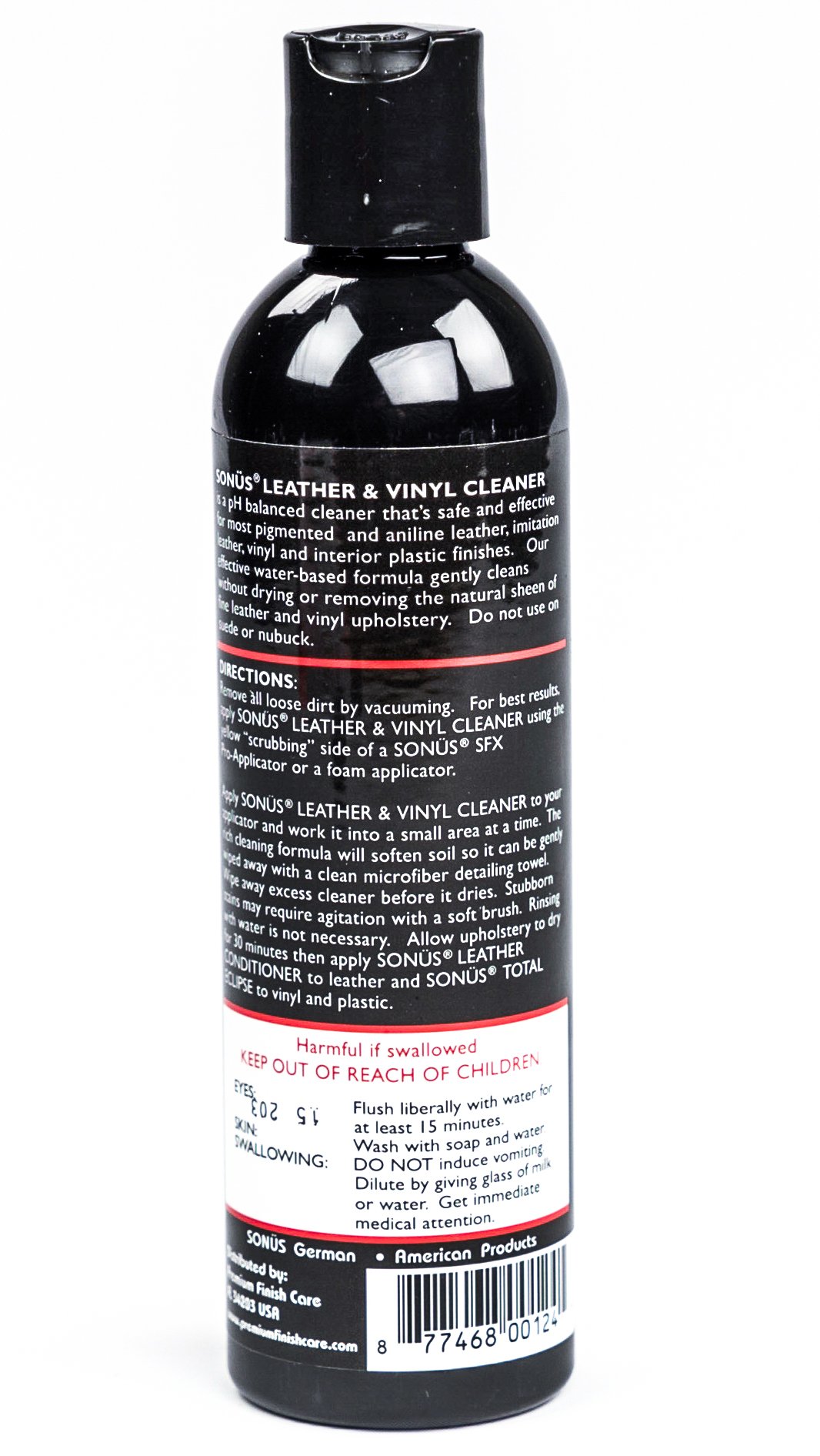 Premium Car Leather Cleaner & Conditioner - 8 oz Bottle for Deep Cleaning & Protection - Ideal for Car Seats, Sofas & Furniture - Restores Shine & Softness
