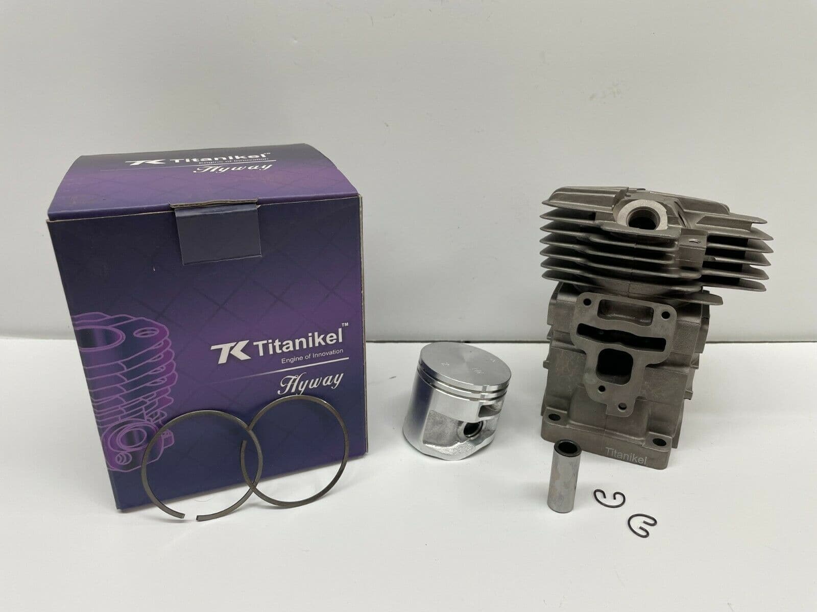 Hyway Cylinder Kit Titanikel for Stihl MS391 Chainsaw - 49mm Bore, 1140 020 1204 | High-Performance Replacement Part for Forestry & Landscaping Work