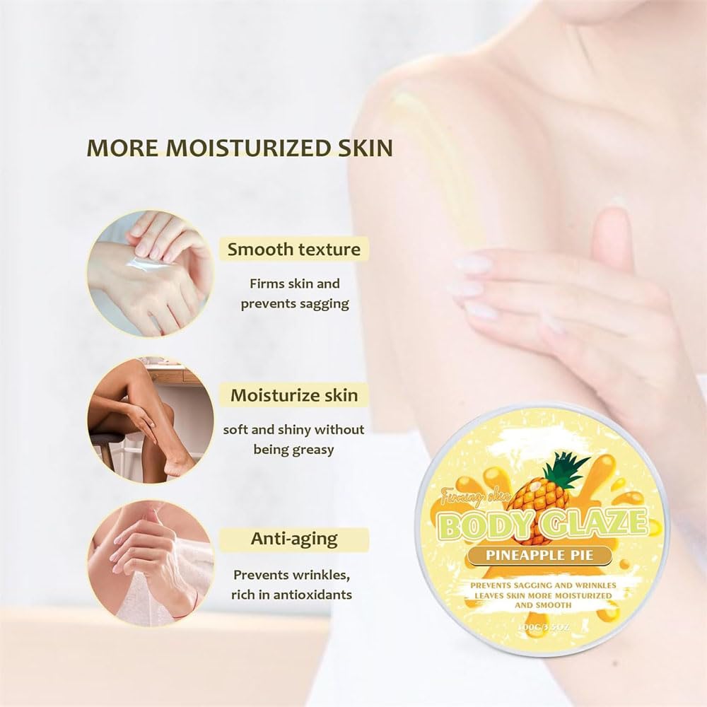 Whipped Body Butter for Women - Donut Body Glaze Cream | Moisturizing & Non-Greasy Formula for Dry Skin | Leaves Skin Soft & Radiant | Birthday Cake Scent | Perfect for Daily Hydration & Gift Giving