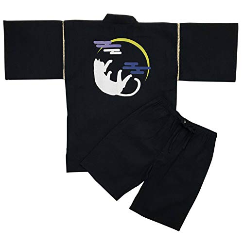 Cresent Moon Cat Navy