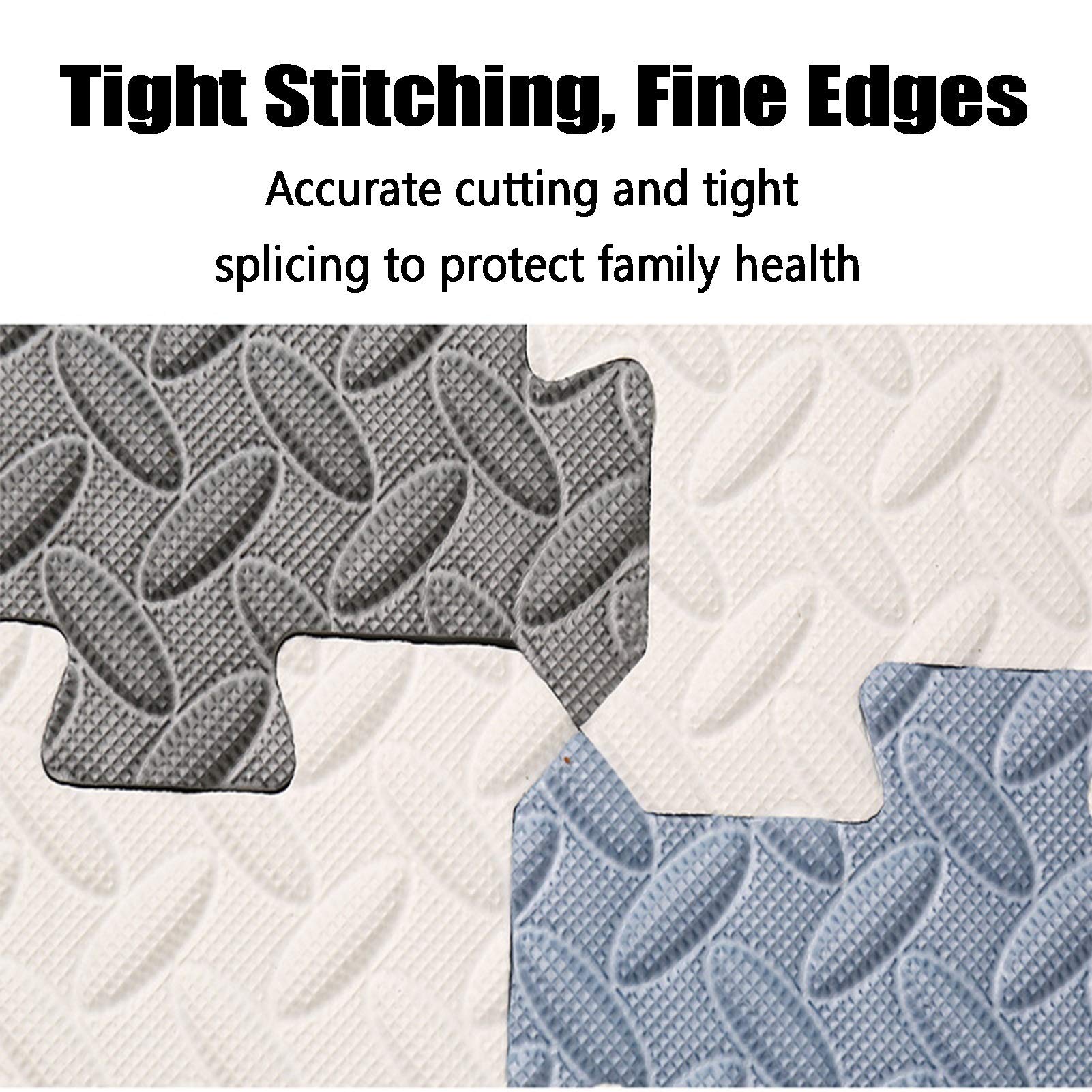 Non-Toxic ALGFree Foam Puzzle Play Mat for Babies & Kids - Soft Interlocking EVA Floor Tiles (30x30x1.2cm, 24-Piece Set) - Safe Crawling & Activity Mat for Nursery, Playroom, Daycare - Customizable Colors