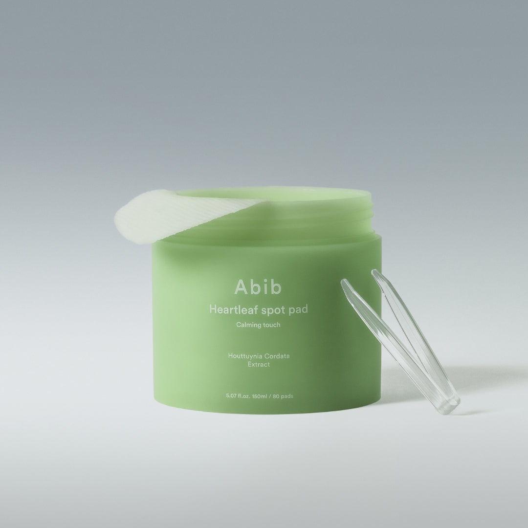 Abib Heartleaf Spot Pad Calming Touch 80pads - Soothing Acne Treatment for Sensitive Skin | Perfect for Post-Workout, Travel & Daily Skincare Routine