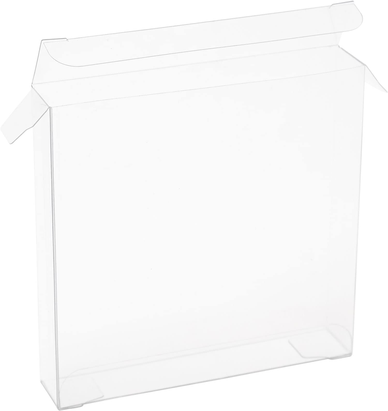 Viturio 10-Pack Clear Plastic Game Boy & Advance Game Box Protector Cases - 0.35mm Thick - Ideal for Game Storage, Display & Collection Protection
