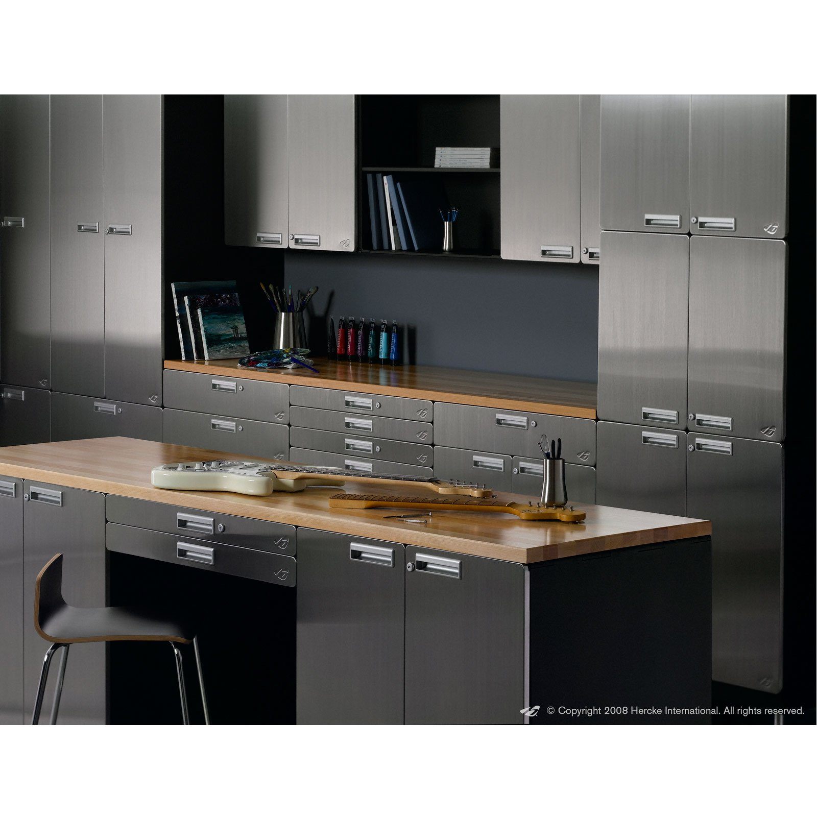 Hercke 24-Inch Lower Storage Cabinet with Adjustable Shelves - LSC302424 - Perfect for Kitchen, Bathroom, and Garage Organization