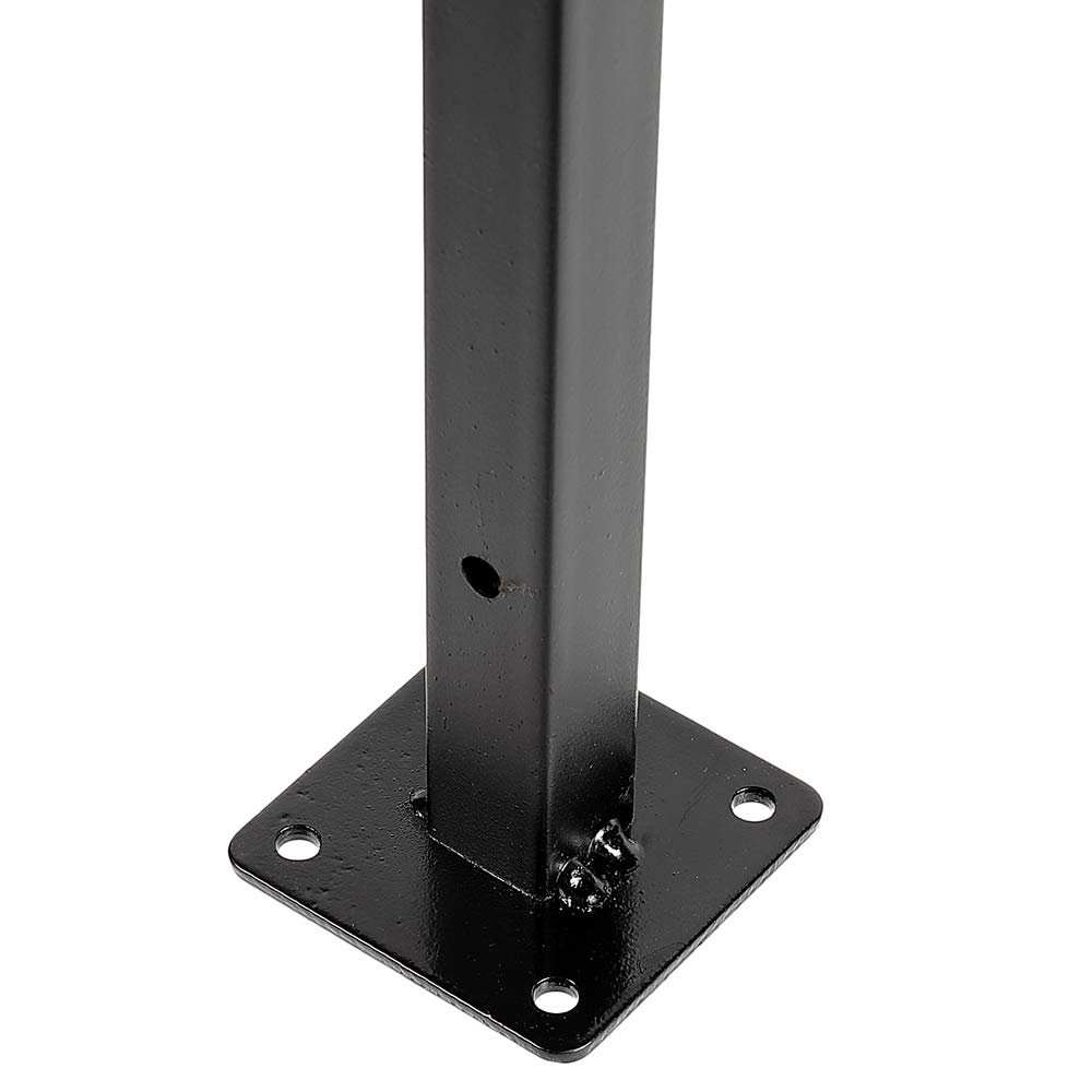 14 Inch Heavy Duty Black Floating Shelf Brackets - Set of 4, Industrial Metal Wall Mounted Shelving Supports for Home & Office Decor | Perfect for Living Room, Bedroom, Kitchen & Bathroom Storage