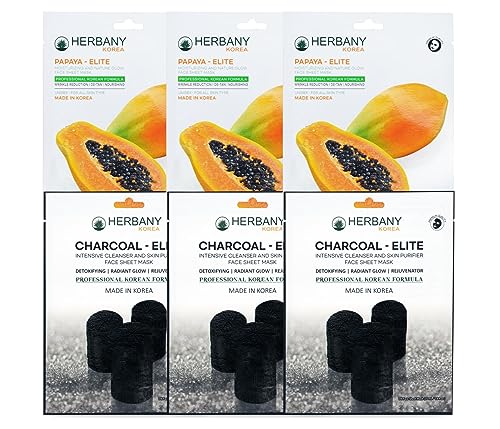 3 CHARCOAL + 3 PAPAYA