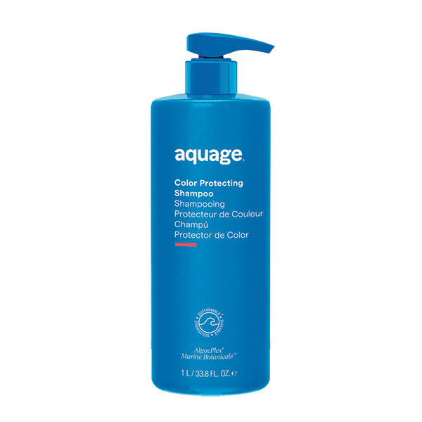 Aquage Color Protecting Shampoo - Sulfate-Free Formula for Vibrant, Long-Lasting Hair Color | Perfect for Color-Treated, Highlighted & Chemically Processed Hair