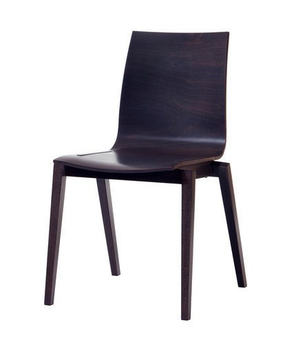 Stockholm Side Chair by Ton - Modern Wooden Dining Chair for Kitchen, Restaurant & Office - Scandinavian Design with Comfortable Seat & Sturdy Frame