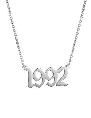 Year Necklace Silver-1992