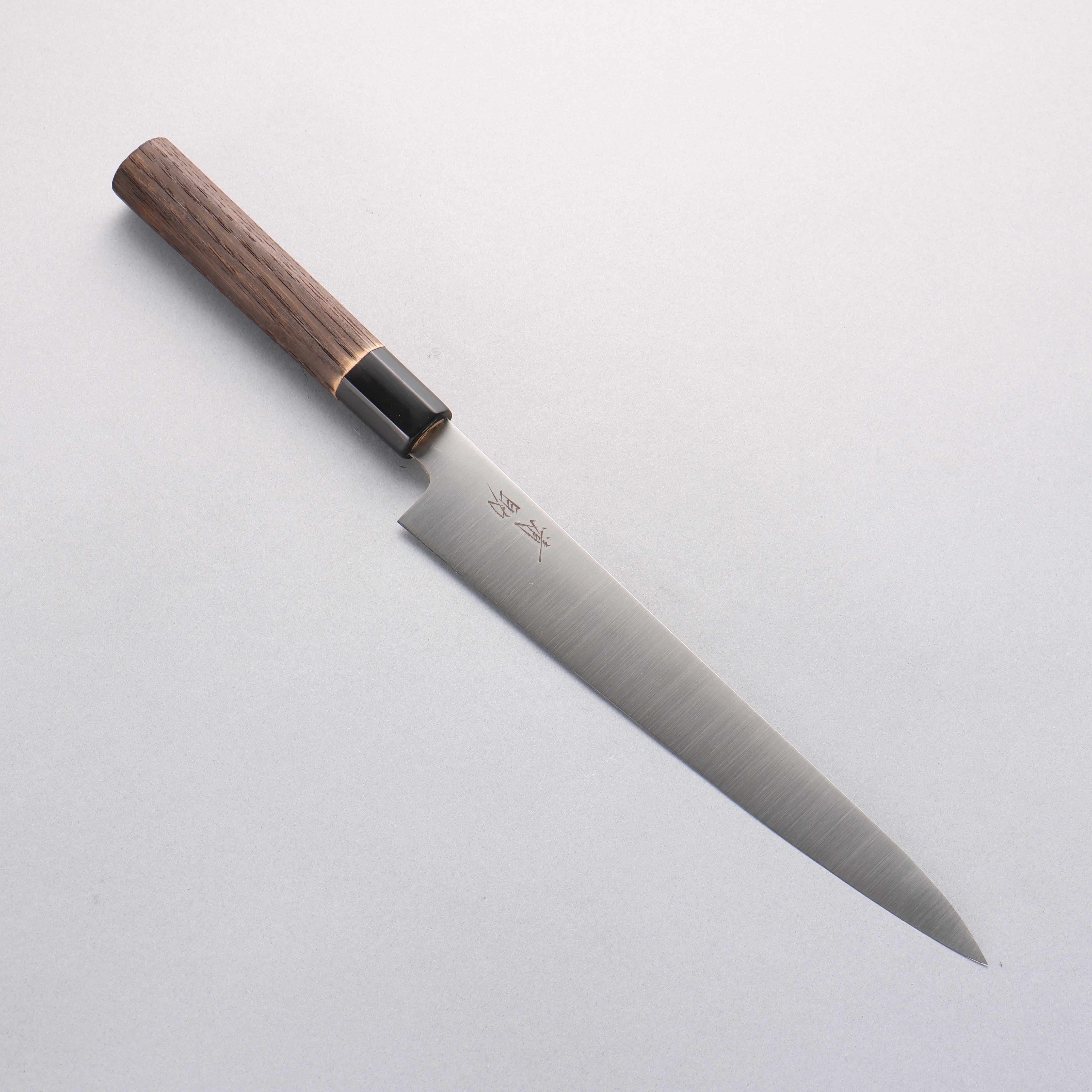 Premium Seisuke Swedish Steel Sujihiki Knife 240mm - Handcrafted with Burned Chestnut Handle - Perfect for Sushi, Sashimi & Meat Slicing - Professional Japanese Kitchen Knife for Chefs & Home Cooks