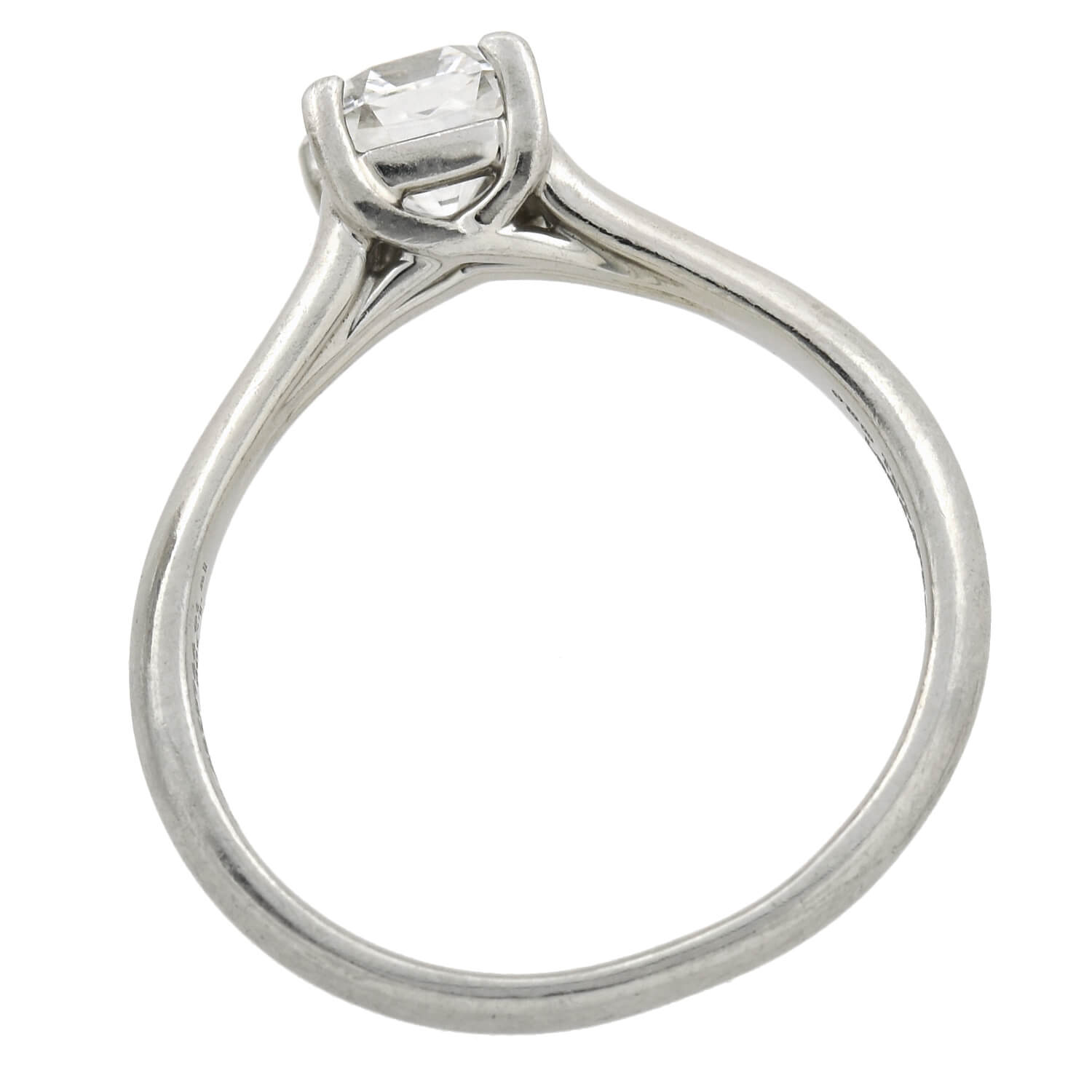 Tiffany & Co. Platinum GIA Certified 0.80ct Lucida Diamond Solitaire Engagement Ring - Perfect for Proposals, Anniversaries & Special Occasions