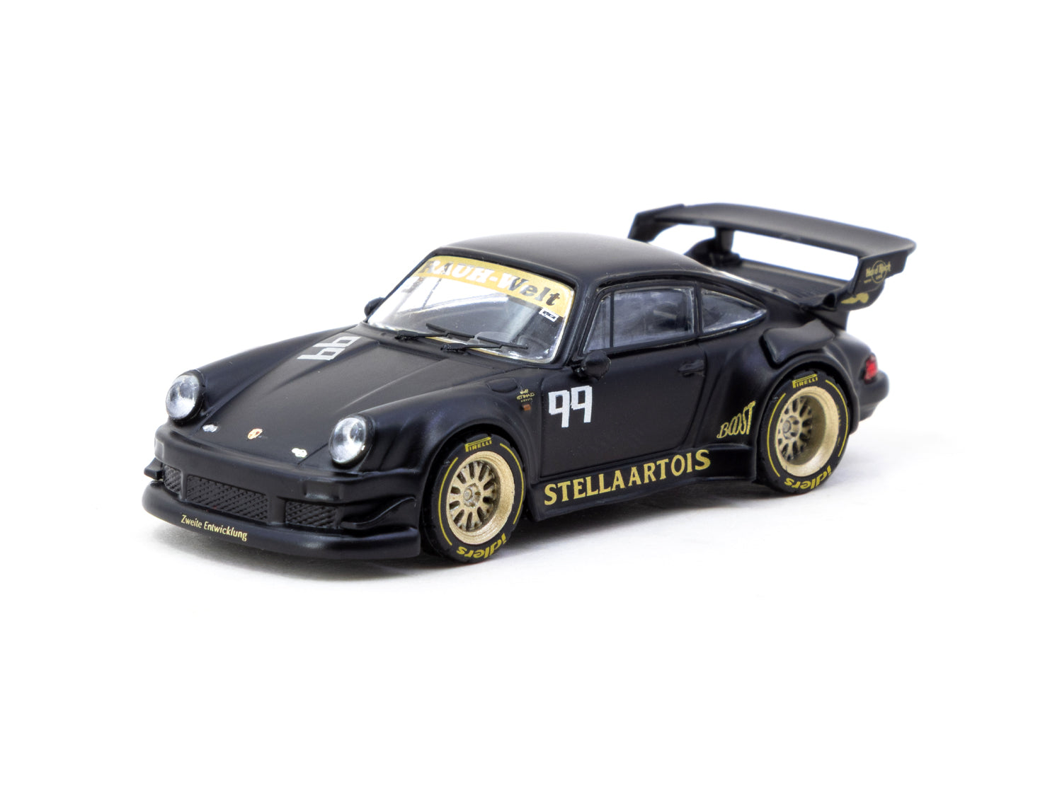 Tarmac Works 1/64 Scale RWB 930 Stella Boost Porsche - 12 Hours Endurance Race 2018 Limited Edition - Stance Garage 2025 Special Collector's Model - Perfect for Diecast Car Display, Racing Enthusiasts & Gift Giving
