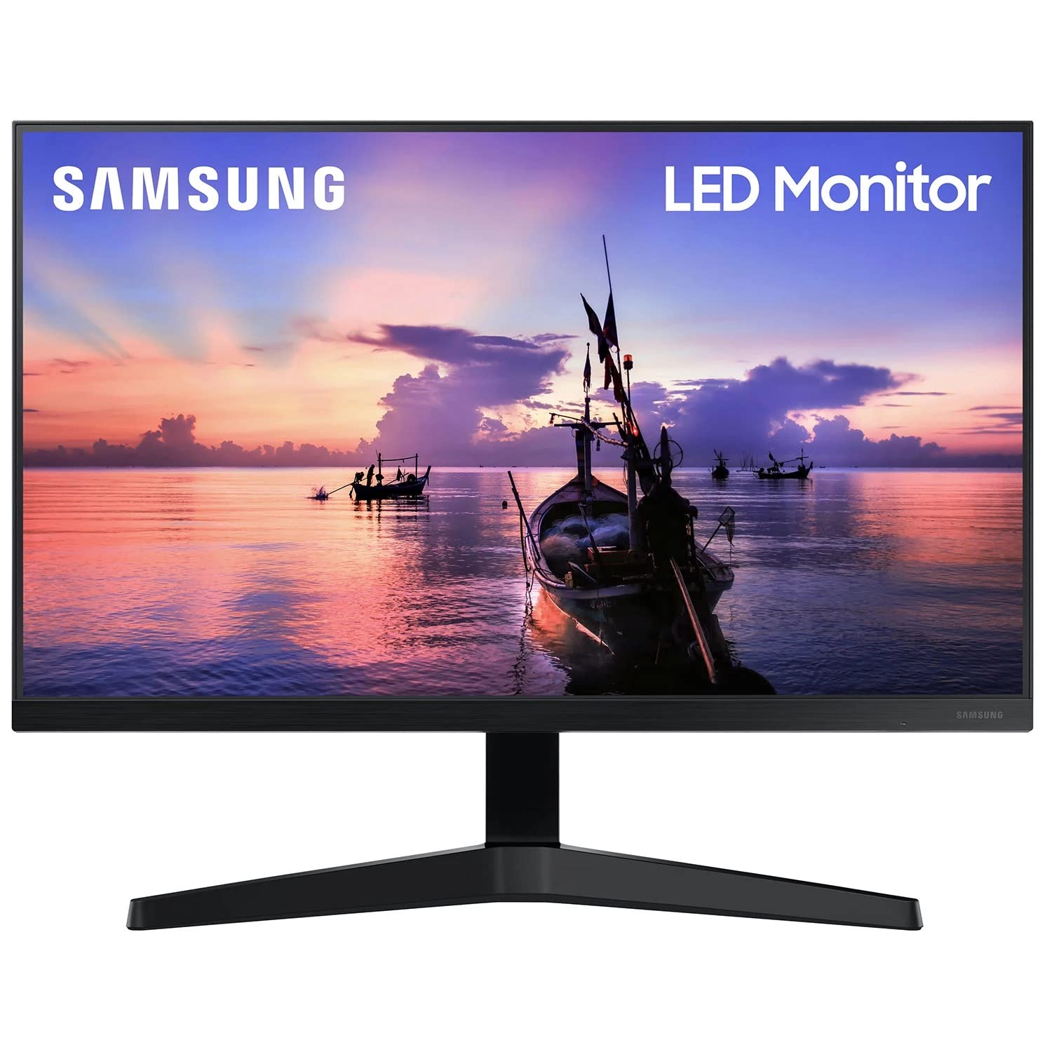 SAMSUNG 27 Inch LED Full HD Monitor - Ultra Thin Bezel, 1920x1080 Resolution, HDMI/VGA Ports - Perfect for Home Office, Gaming & Multimedia Entertainment