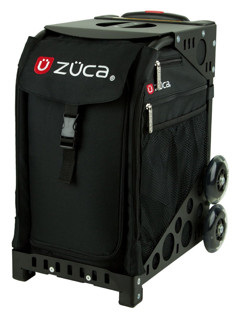 Zuca Obsidian Artist Rolling Backpack with 4 Clear Storage Cases - Perfect for Art Supplies, Makeup Organization & Travel Accessories