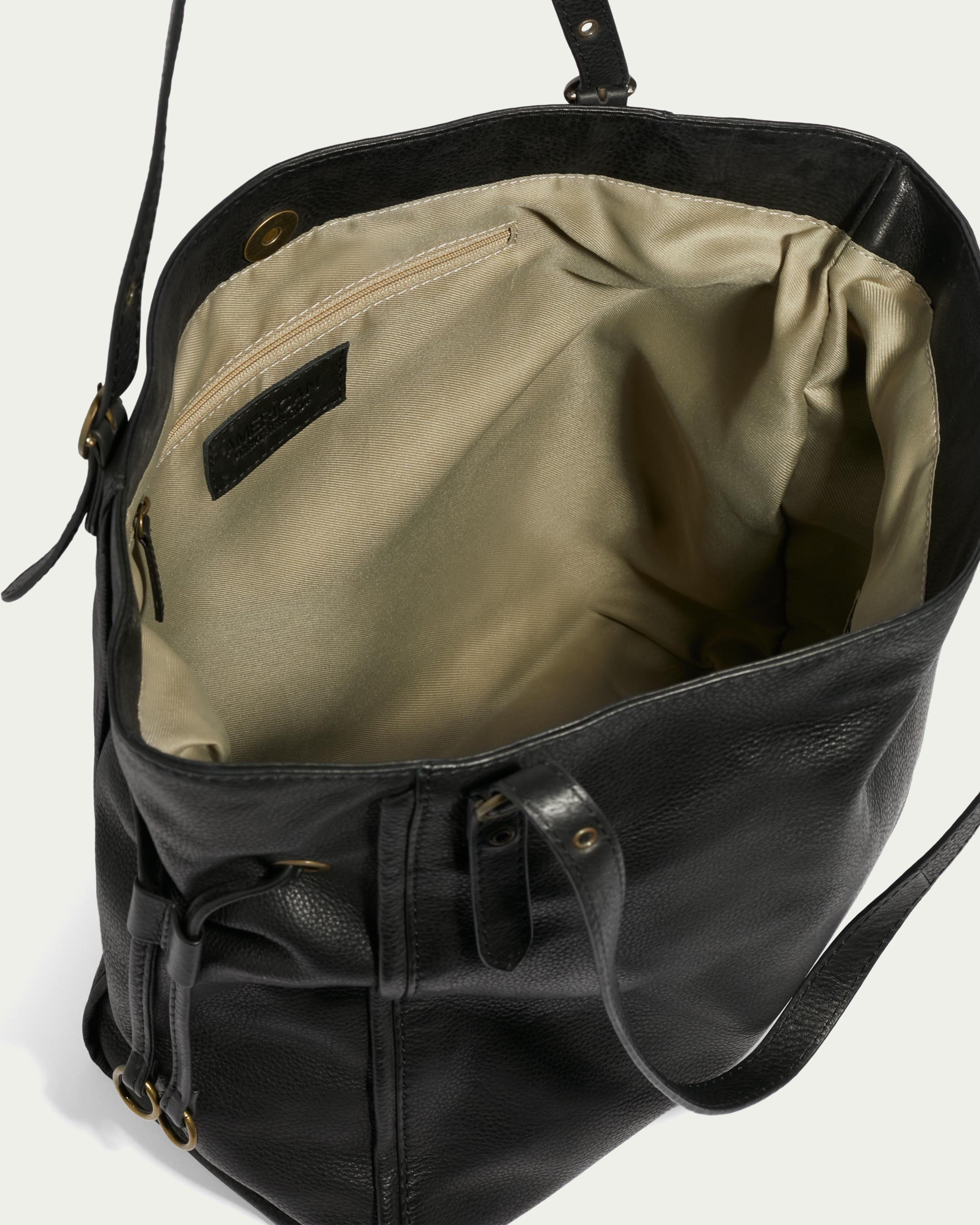 Premium Kirby Tote Bag in Genuine Cordovan Leather with Luxurious Shearling Lining - Perfect for Work, Travel & Everyday Use