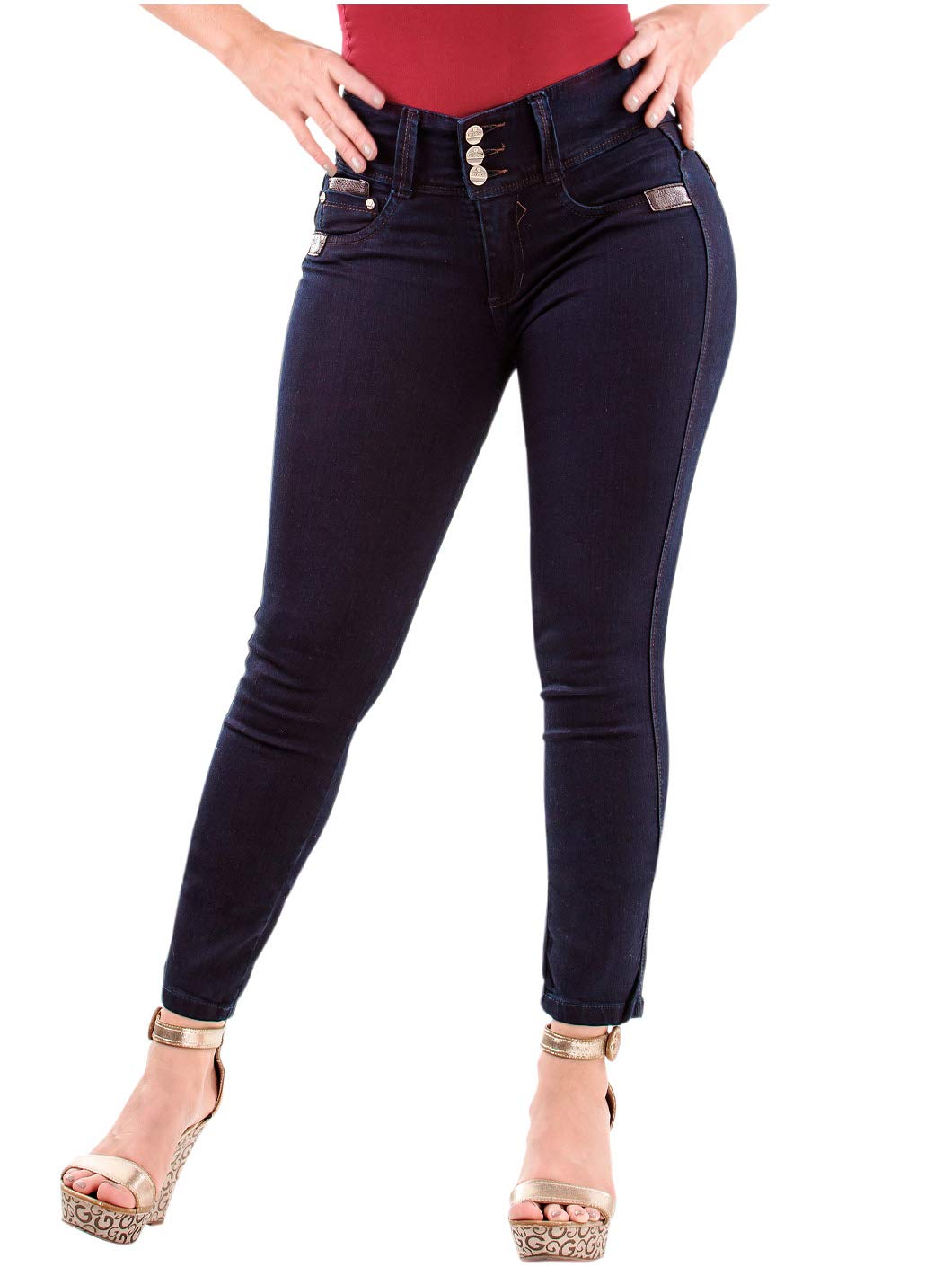 LT.ROSE Butt Lifting Jeans for Women - High Waisted Colombian Jeans for Night Out