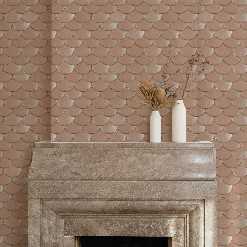 Genevieve Gorder Brass Belly Peel and Stick Wallpaper - Self-Adhesive Removable Wallpaper for Living Room, Bedroom, Kitchen Decor