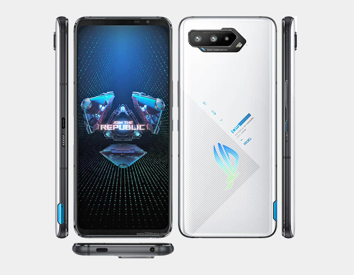 ASUS ROG Phone 5s ZS676KS 5G Smartphone | 512GB Storage 18GB RAM | Dual SIM GSM Unlocked (White) - Ultimate Gaming Phone for Mobile Esports & High-Performance Gaming