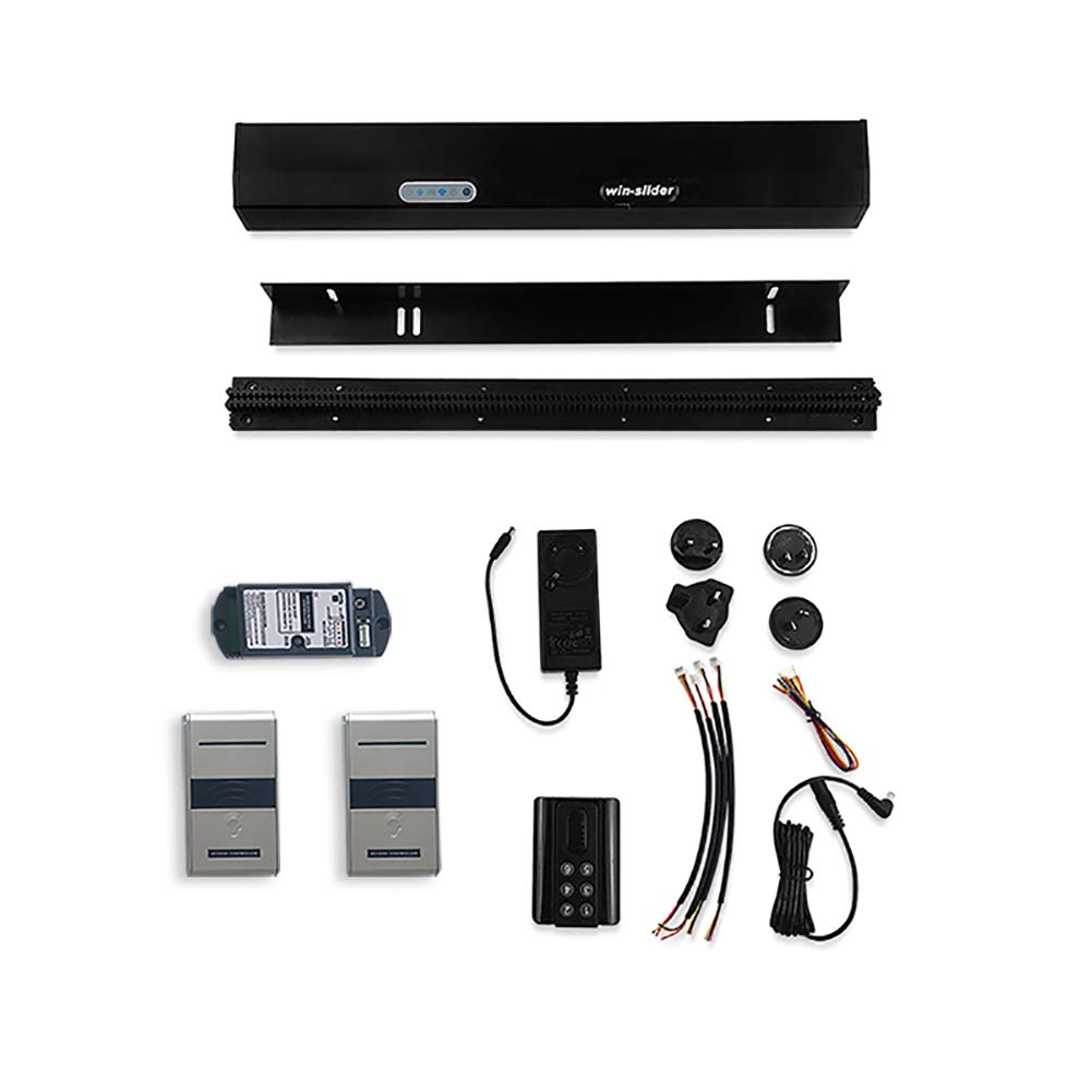 OlidleHomeSmart Automatic Sliding Door Opener with Wireless Hand Sensor - Black | Smart Home Access Control for Garages, Warehouses & Commercial Buildings