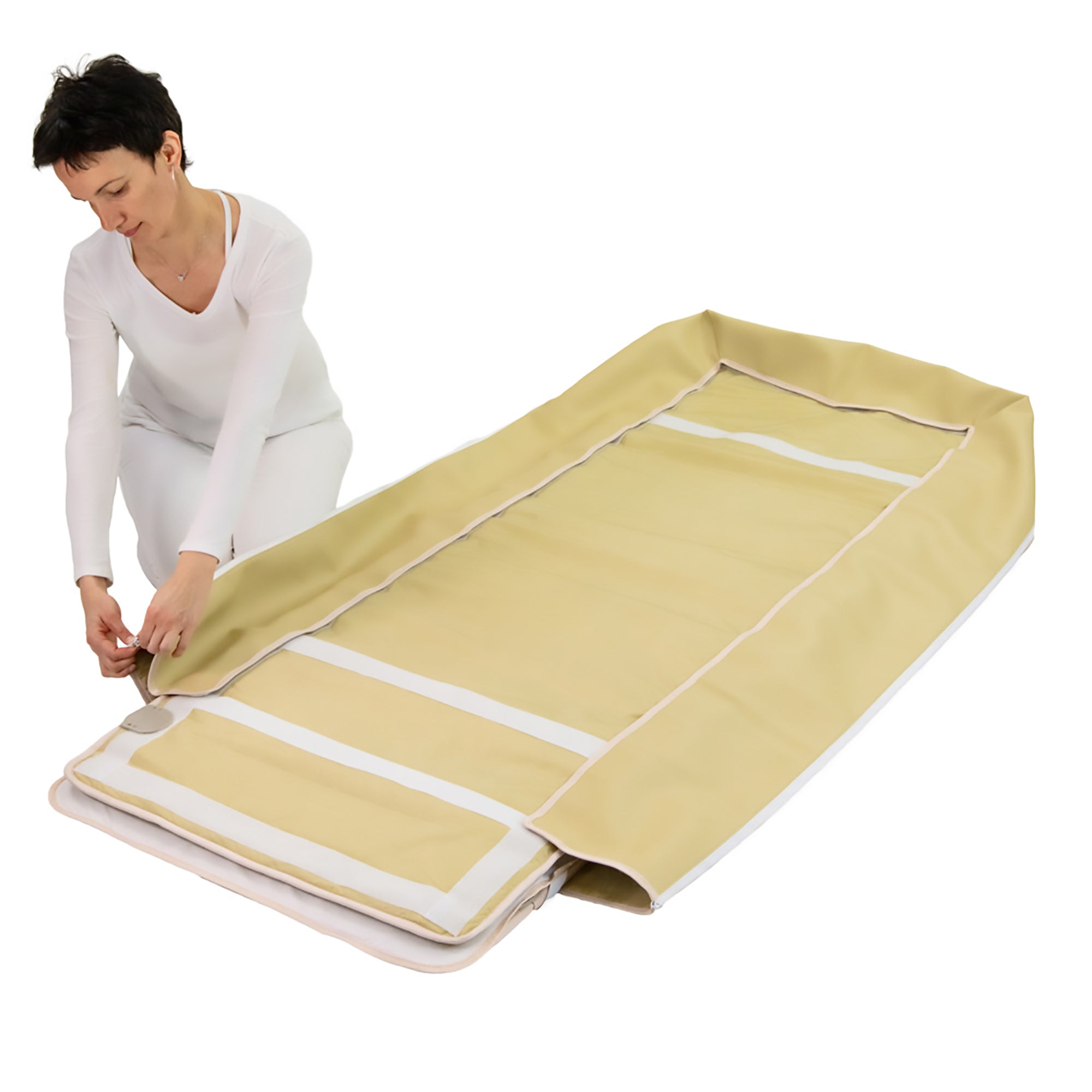 HealthyLine 360 Wrap Set Platinum & SOFT Full Pro PLUS 7428 - Advanced PEMF Therapy Mat with Photon & Infrared Technology for Pain Relief & Relaxation | Perfect for Home Wellness, Spa Treatments & Physical Therapy Recovery
