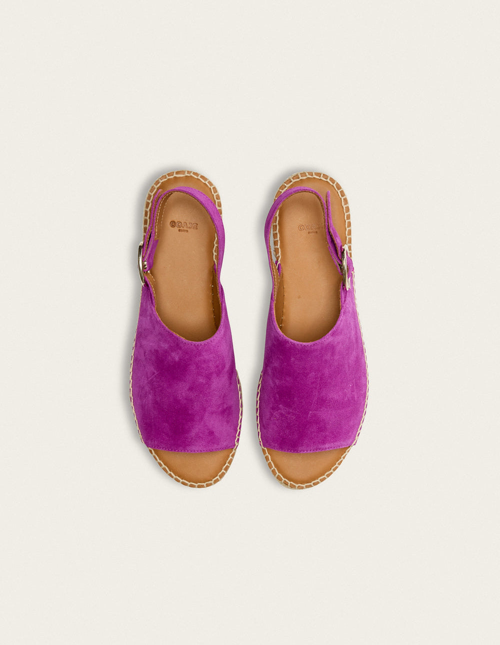 Women's Magenta Suede Espadrilles - Comfortable Summer Sandals for Beach, Casual Outings & Vacation Wear