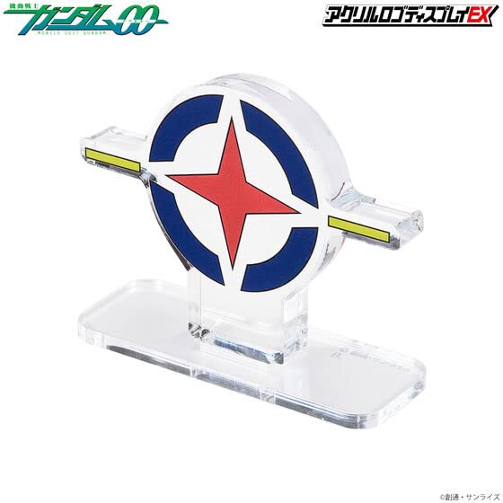 Bandai Gundam AEU Symbol Acrylic Logo Display Stand - Perfect for Anime Collectors & Model Kit Enthusiasts - Great for Desktop Decoration & Gundam Model Showcase