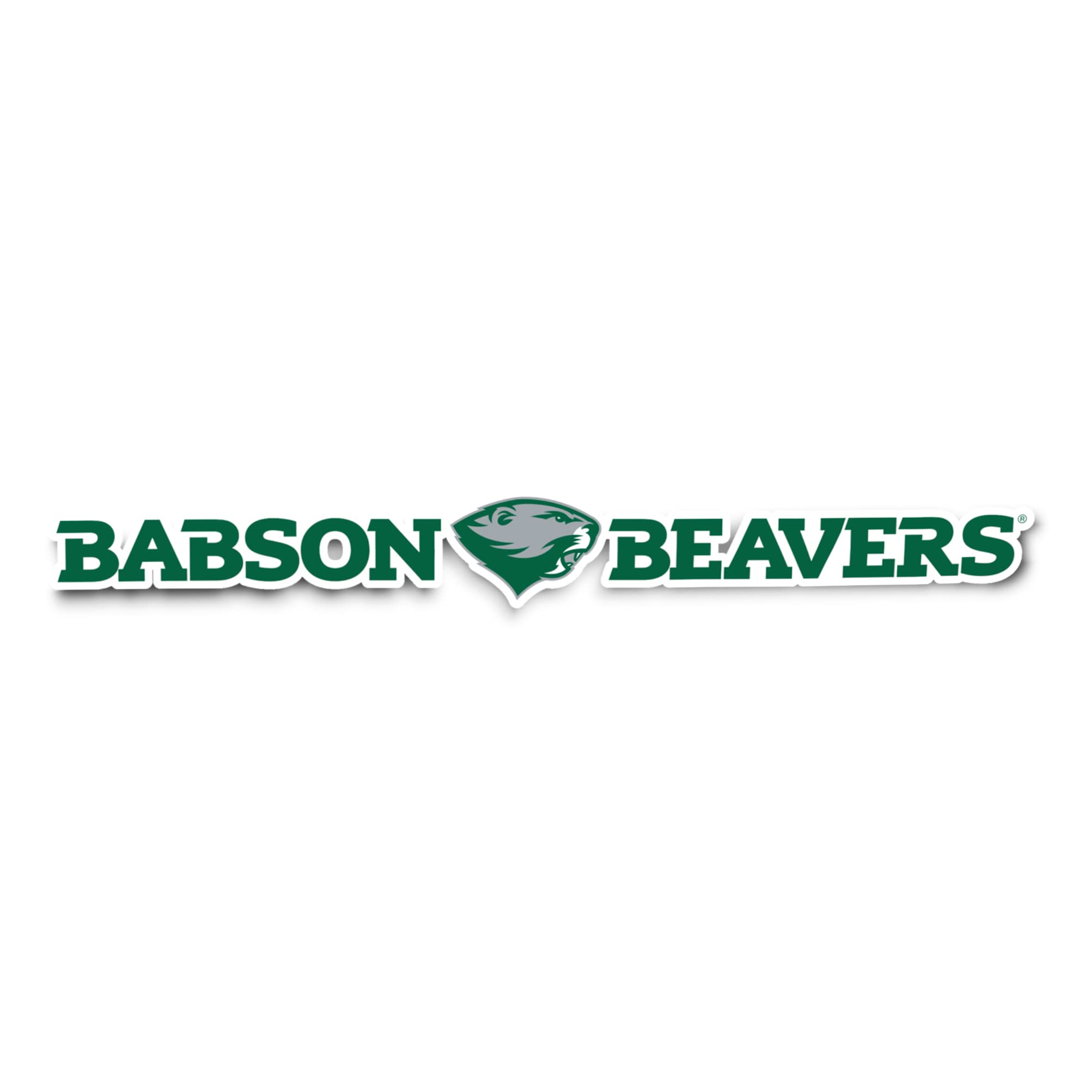 Desert Cactus Babson College Sticker - Vinyl Decal for Laptop, Water Bottle, Car & Scrapbook - Beavers Mascot Design (IND 00038A) - Perfect for College Pride, DIY Crafts & Personalization