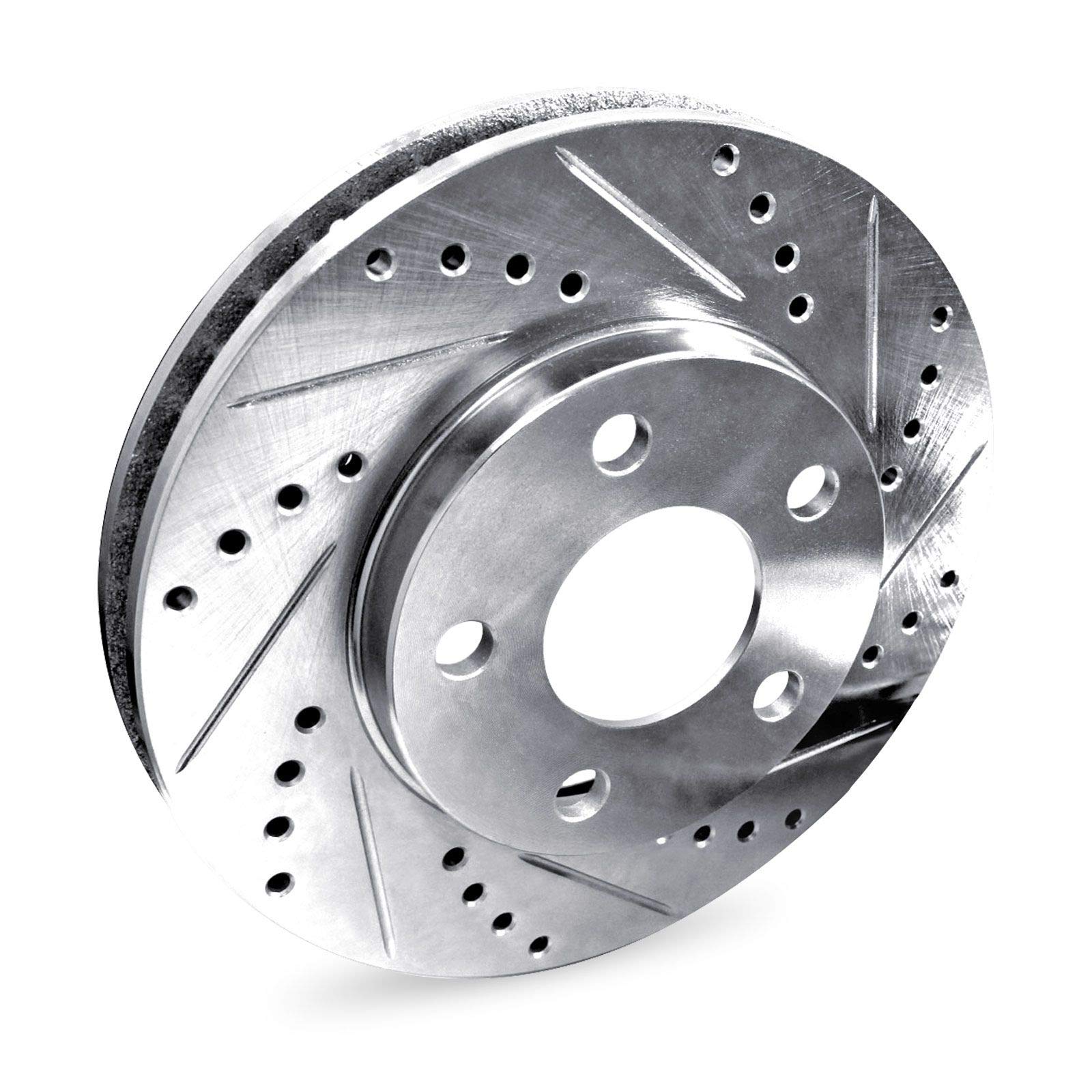 R1 Concepts Premium Front Brake Kit - Ceramic Brake Pads & Rotors for 1998-1999 Ford Contour | High-Performance Braking System for Daily Commuting & Highway Driving