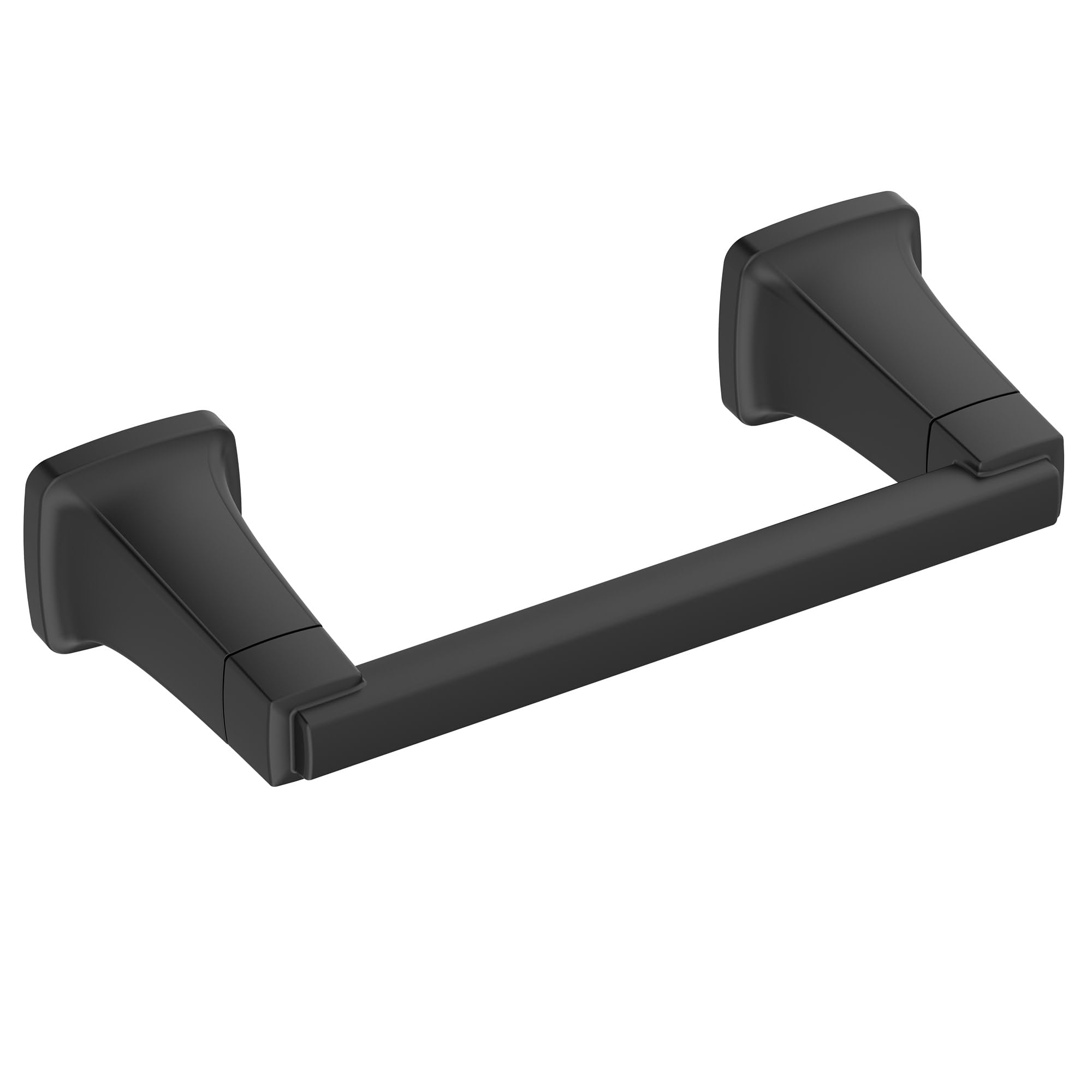 American Standard 7353230.243 Townsend Toilet Paper Holder - Matte Black Bathroom Accessory for Modern Homes | Wall-Mounted TP Dispenser for Powder Rooms & Guest Baths