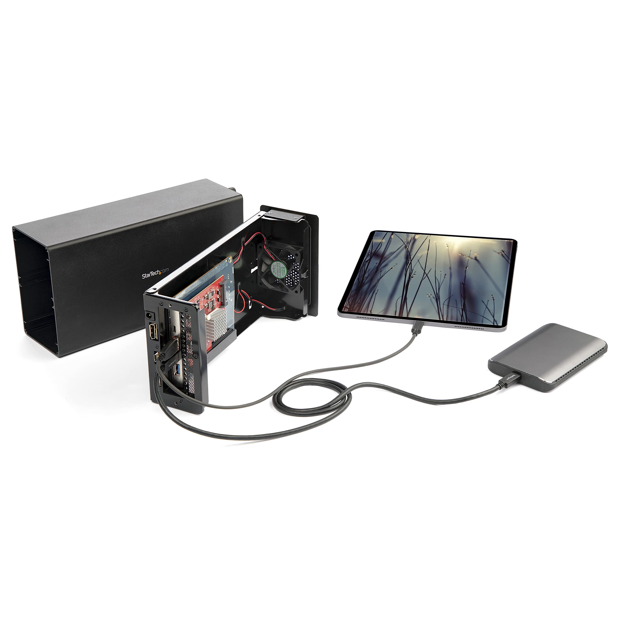 StarTech.com 4-Port USB 3.2 Gen 2 PCIe Expansion Card - 10Gbps High Speed USB-C & USB-A PCI Express Card with Dual Controllers - Desktop Computer Upgrade for Gaming, Video Editing & Data Transfer (PEXUSB312A2C2V) - TAA Compliant Full Profile PCI-e Card