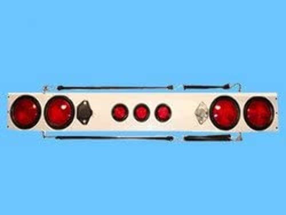 Custer WP48R 48 Inch Round LED Light Bar - 4 Pin & 7 Pin Connector - White Off-Road Lighting for Trucks, Jeeps, ATVs & UTVs - Durable Waterproof Design for Adventure & Work