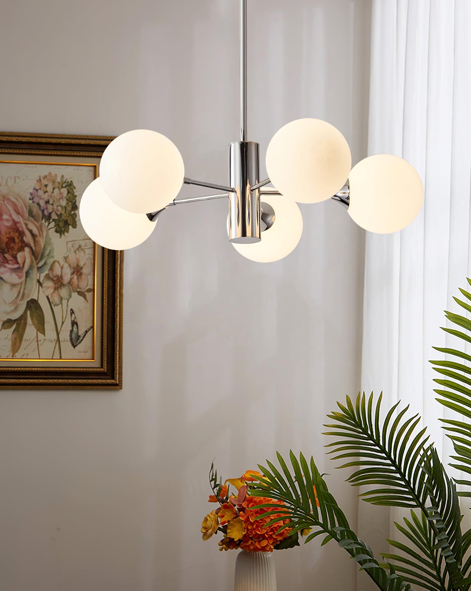 Lola Chandelier - Elegant Crystal Ceiling Light Fixture for Dining Room, Bedroom & Living Room | Perfect for Home Decor & Interior Design